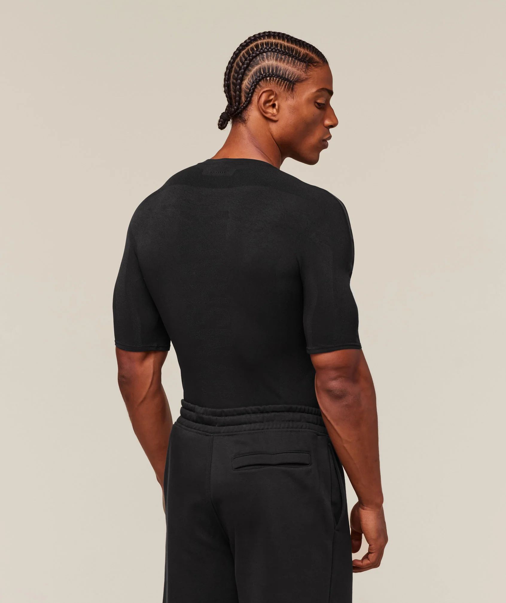 Gymshark everywear Warp Knit T-Shirt - Black - Image 2