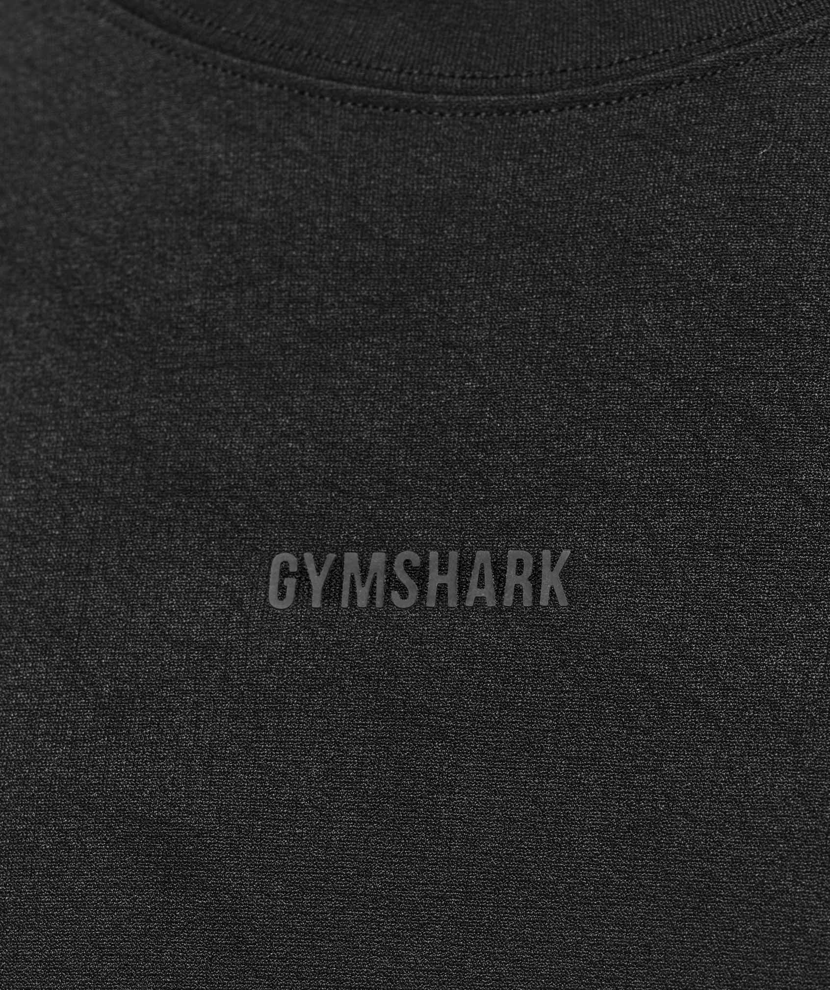 Gymshark everywear Warp Knit T-Shirt - Black - Image 7