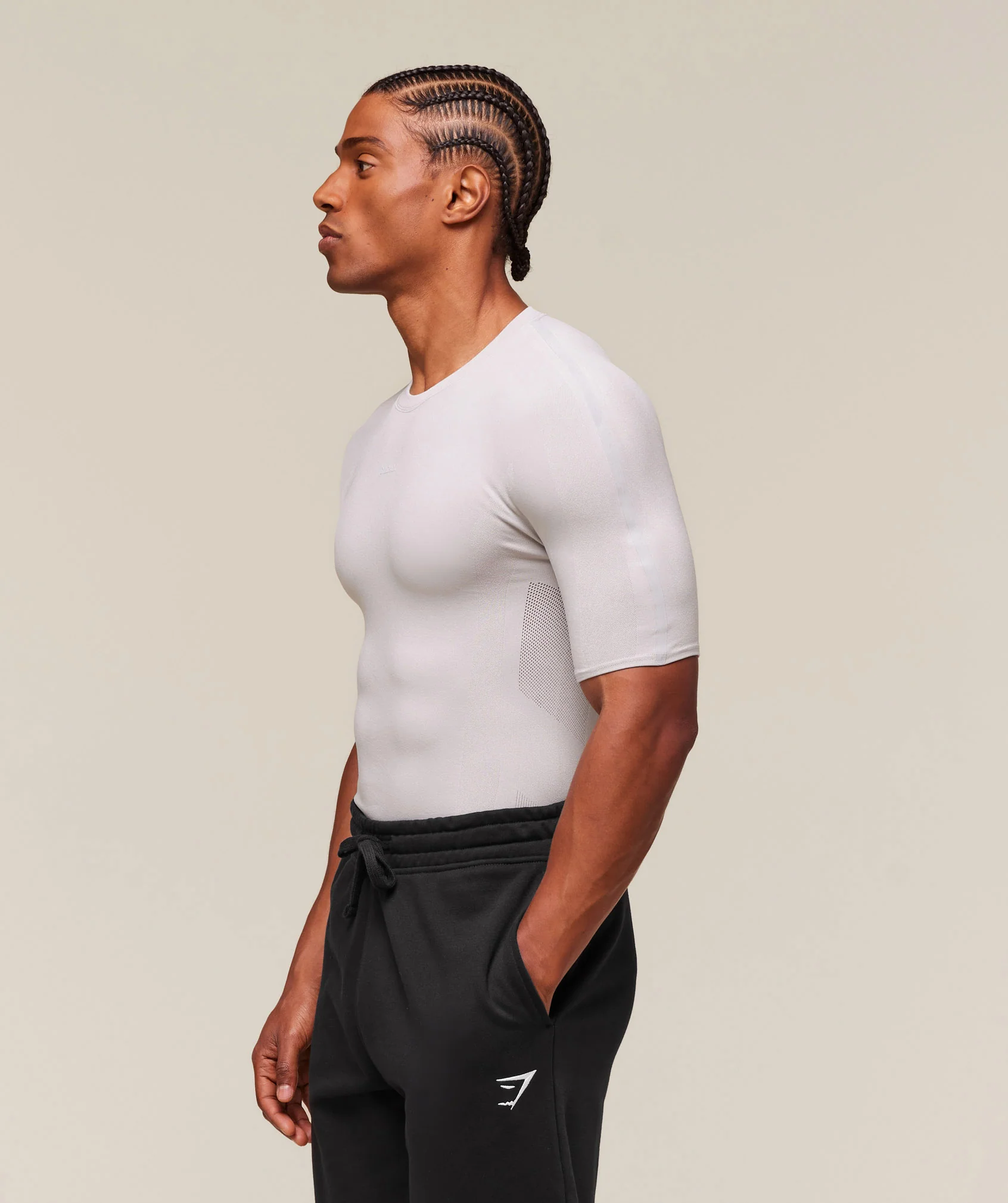 Gymshark everywear Warp Knit T-Shirt - Tame Grey - Image 6