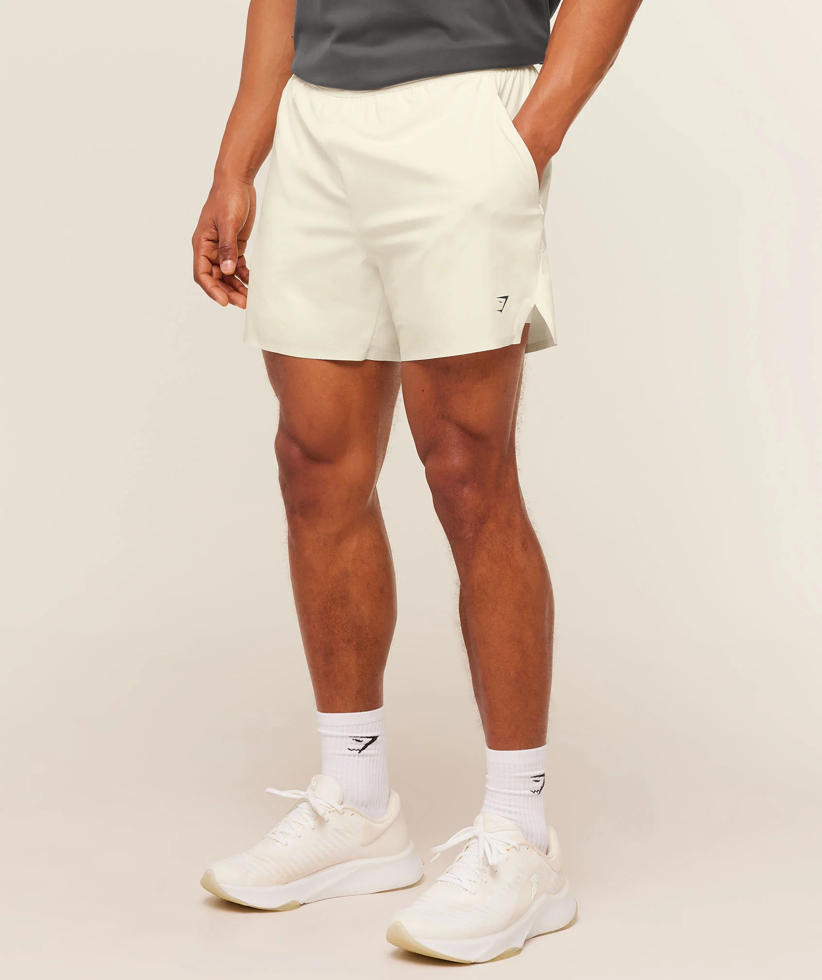 Gymshark Evolve 5" Short - Soft White - Image 3