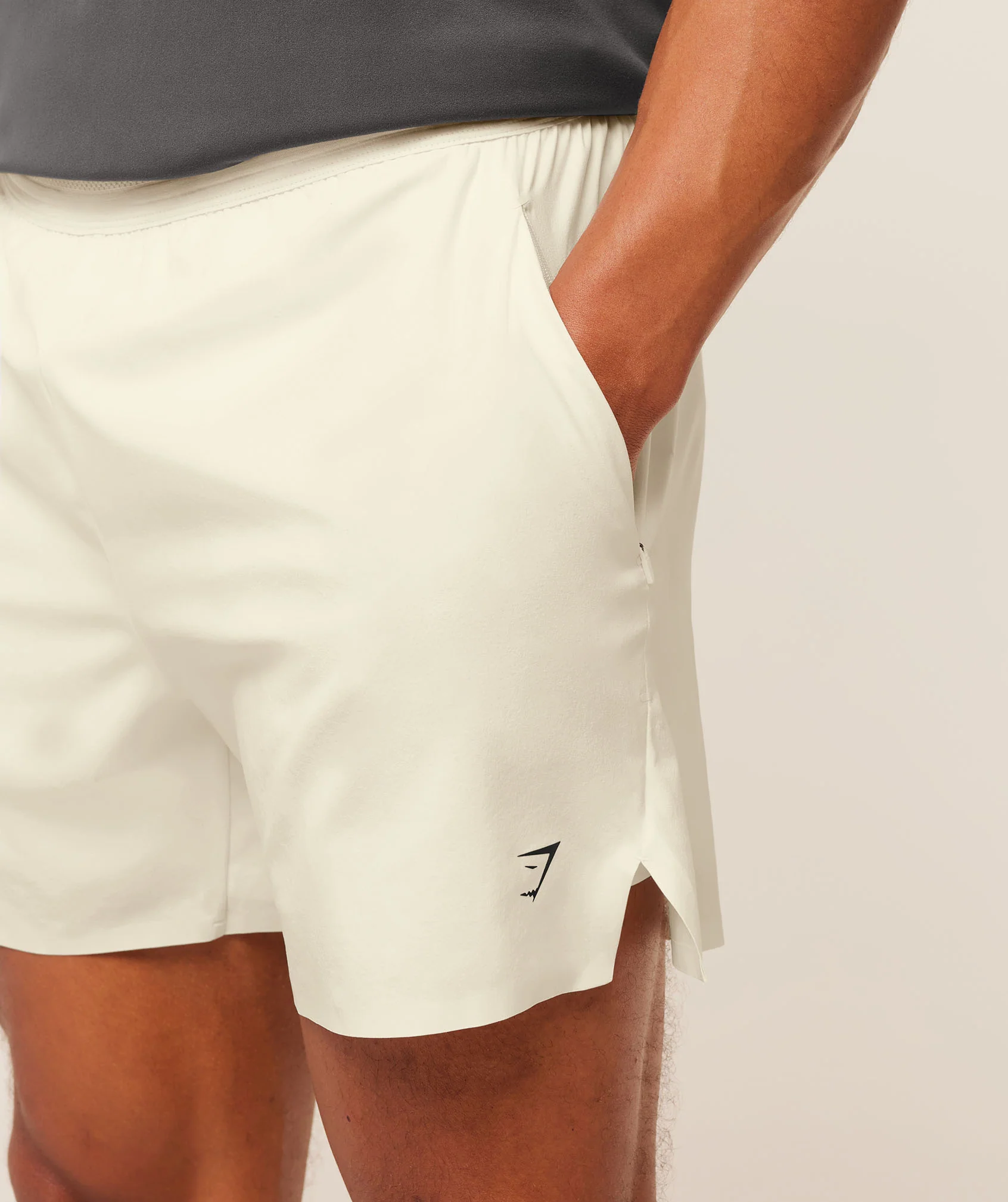 Gymshark Evolve 5" Short - Soft White - Image 4