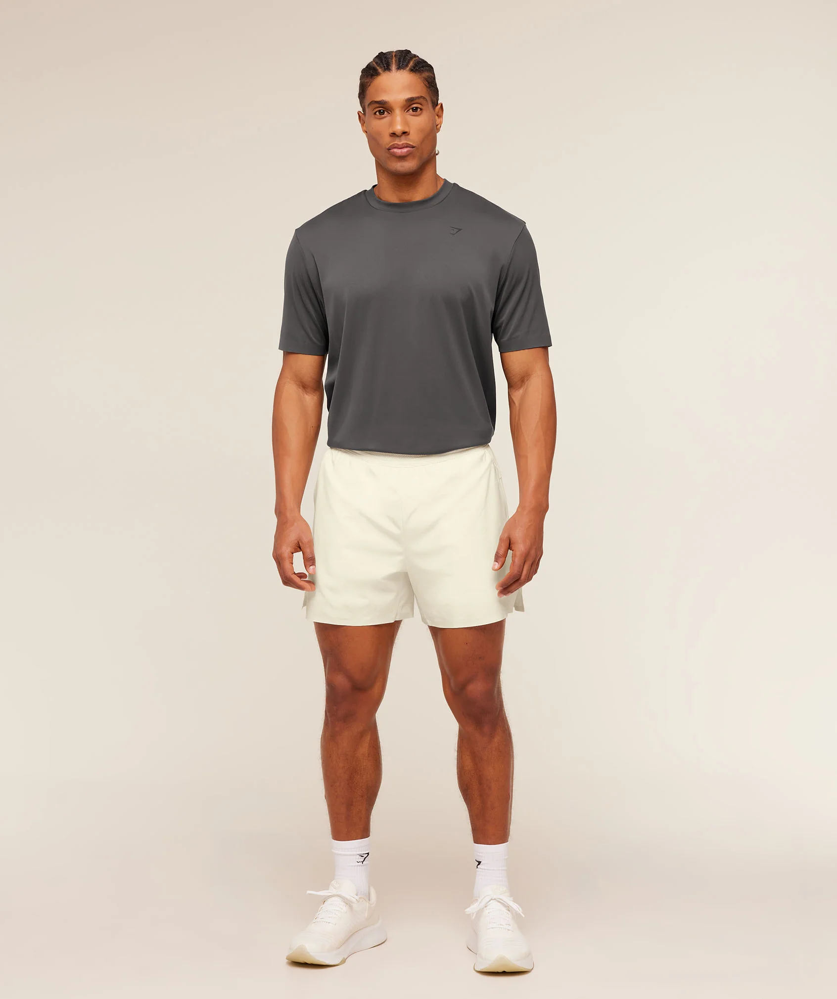 Gymshark Evolve 5" Short - Soft White - Image 6