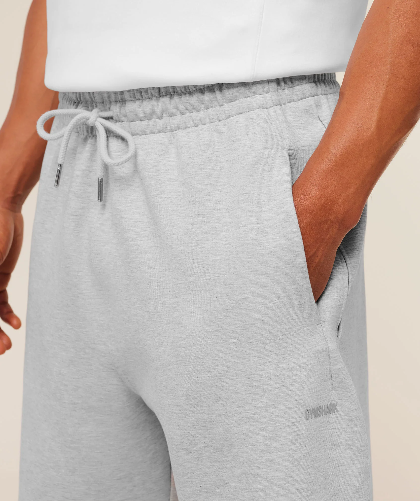 Gymshark Evolve Lightweight Shorts - Bros Soft Grey Marl - Image 3