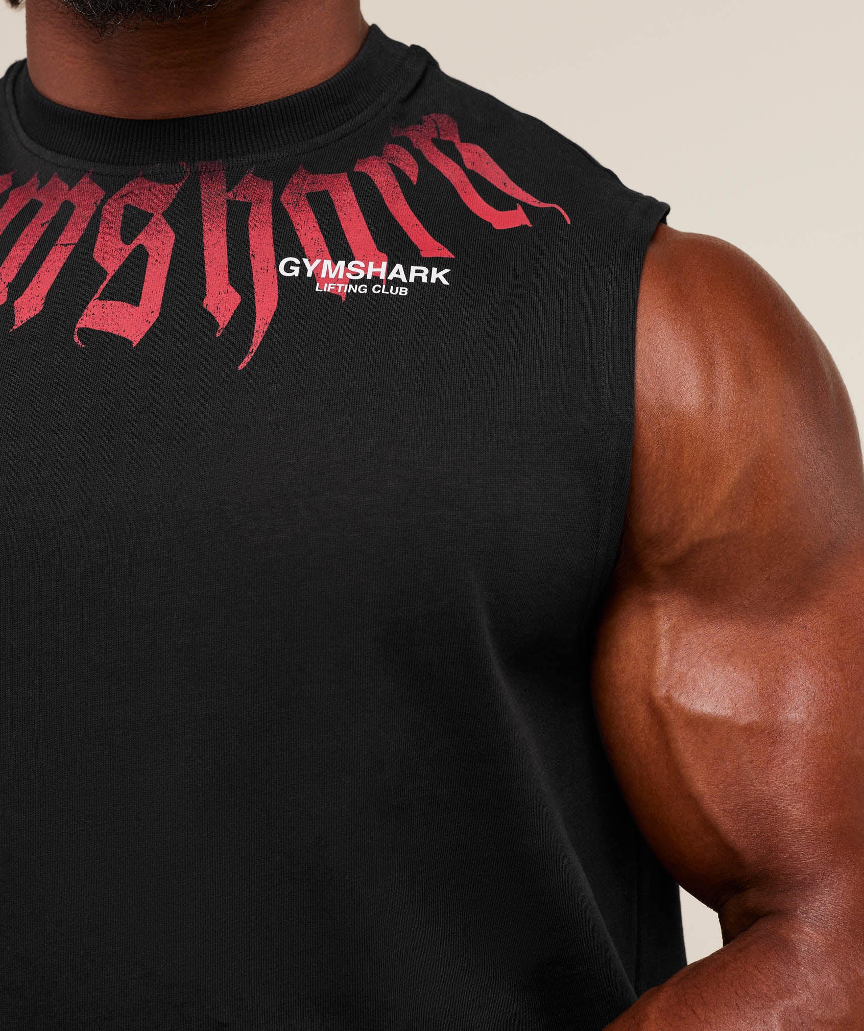Gymshark Fade Graphic Tank - GS Black - Image 6