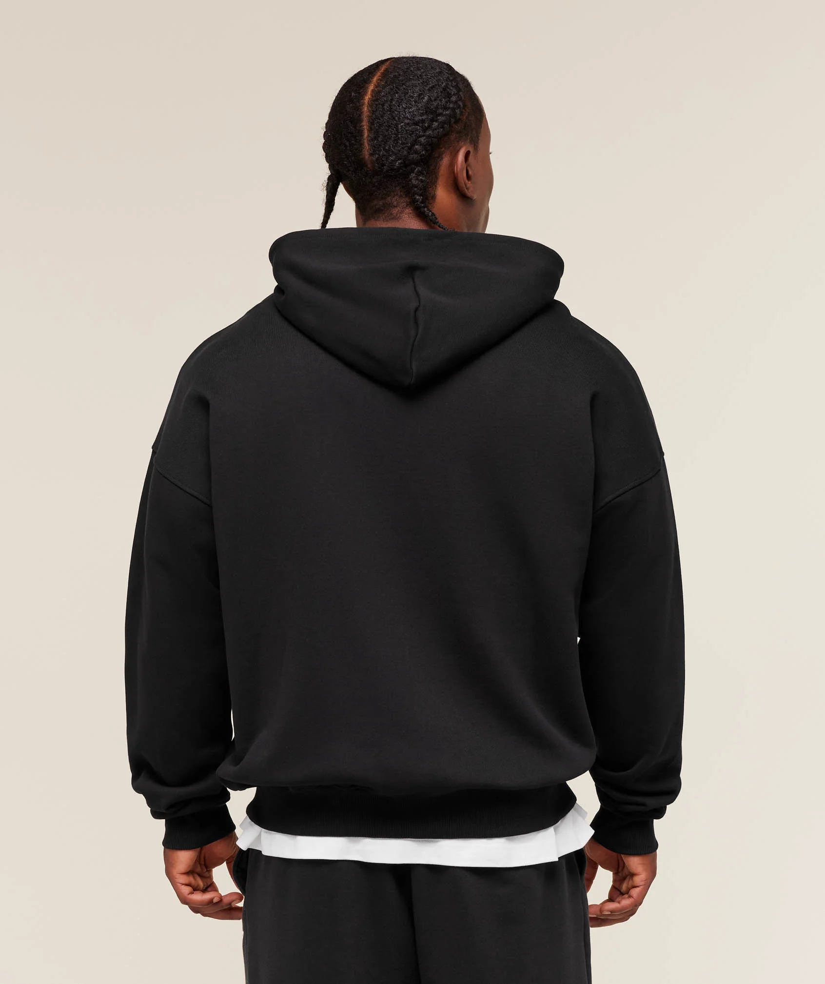 Gymshark Fade Graphic Zip Up Hoodie - Black - Image 2