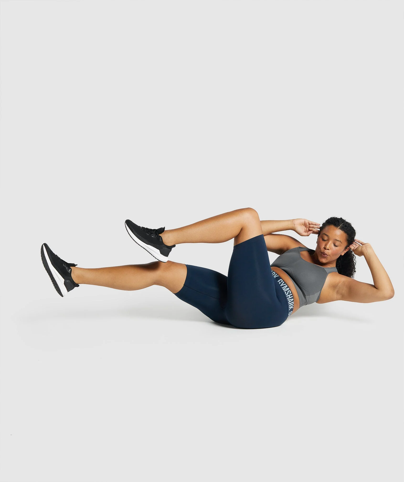 Gymshark Fit Seamless Cycling Shorts - Navy - Image 4