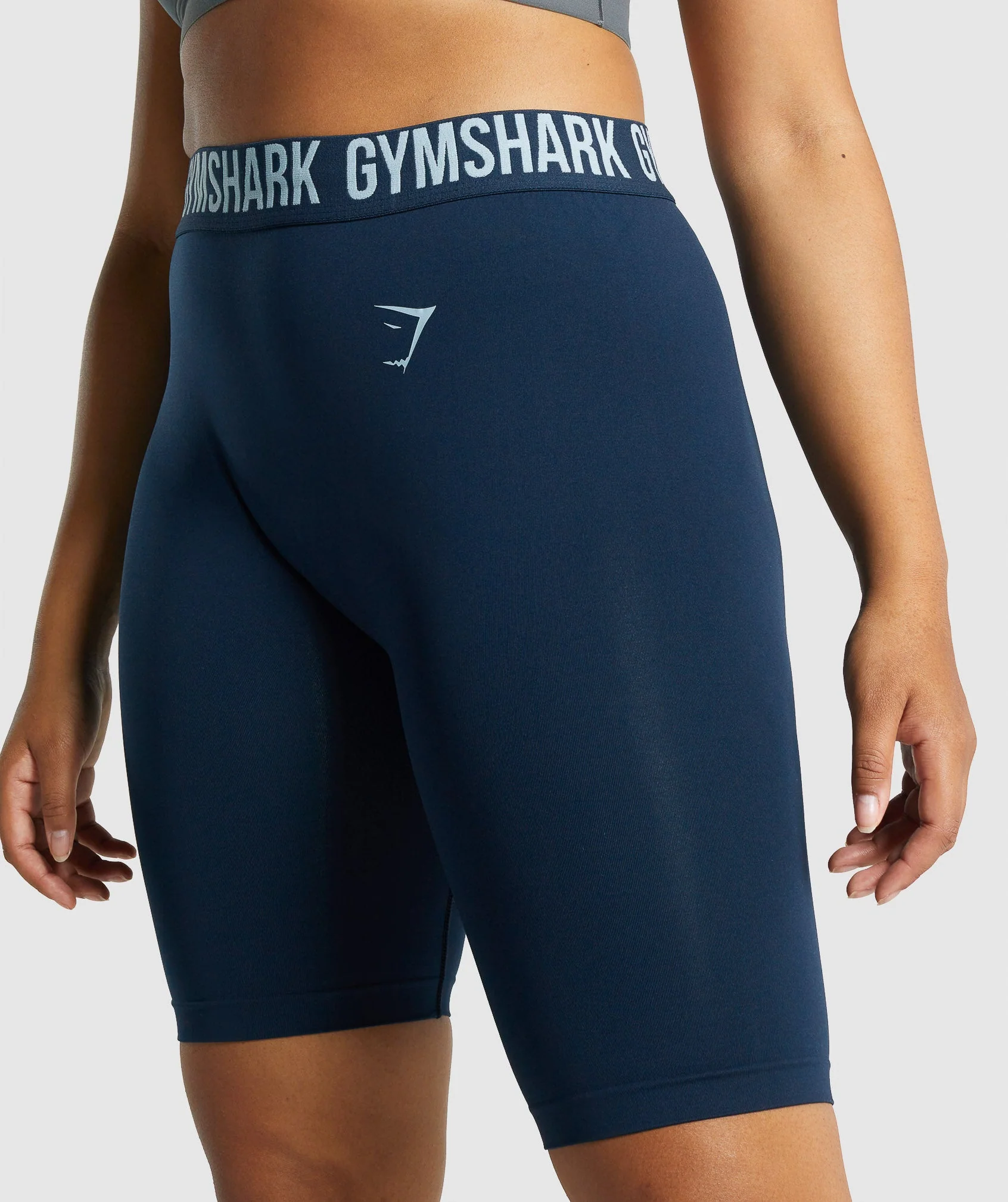 Gymshark Fit Seamless Cycling Shorts - Navy - Image 5