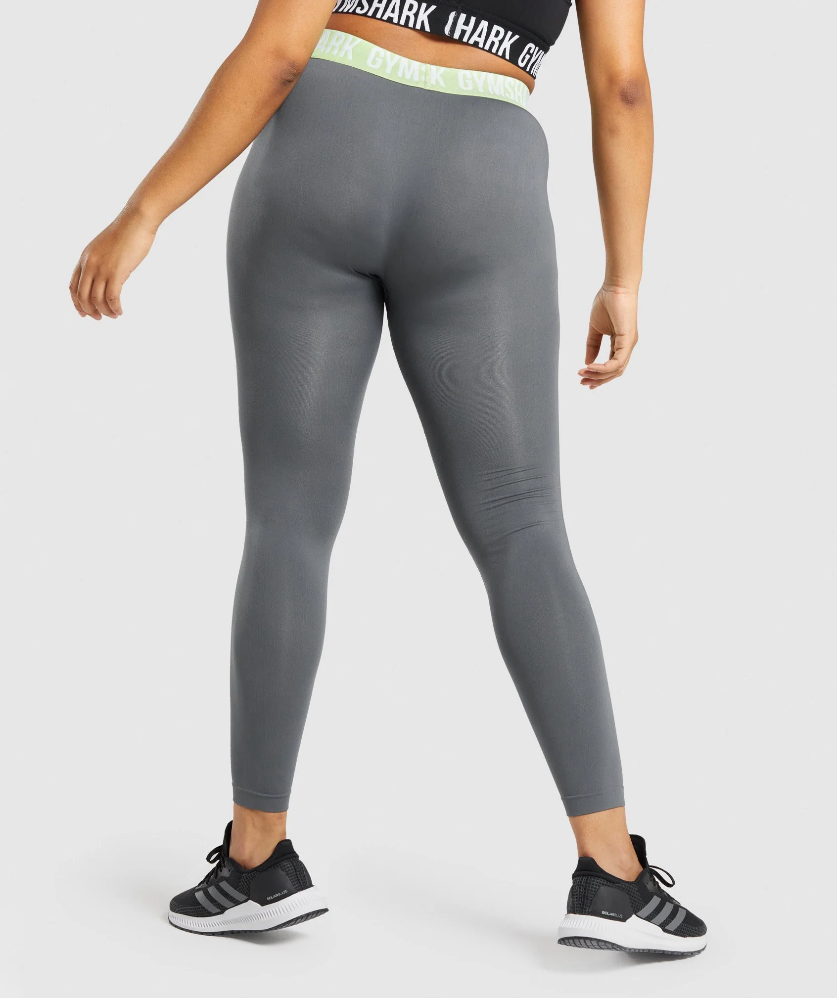 Gymshark Fit Seamless Leggings - Charcoal - Image 2