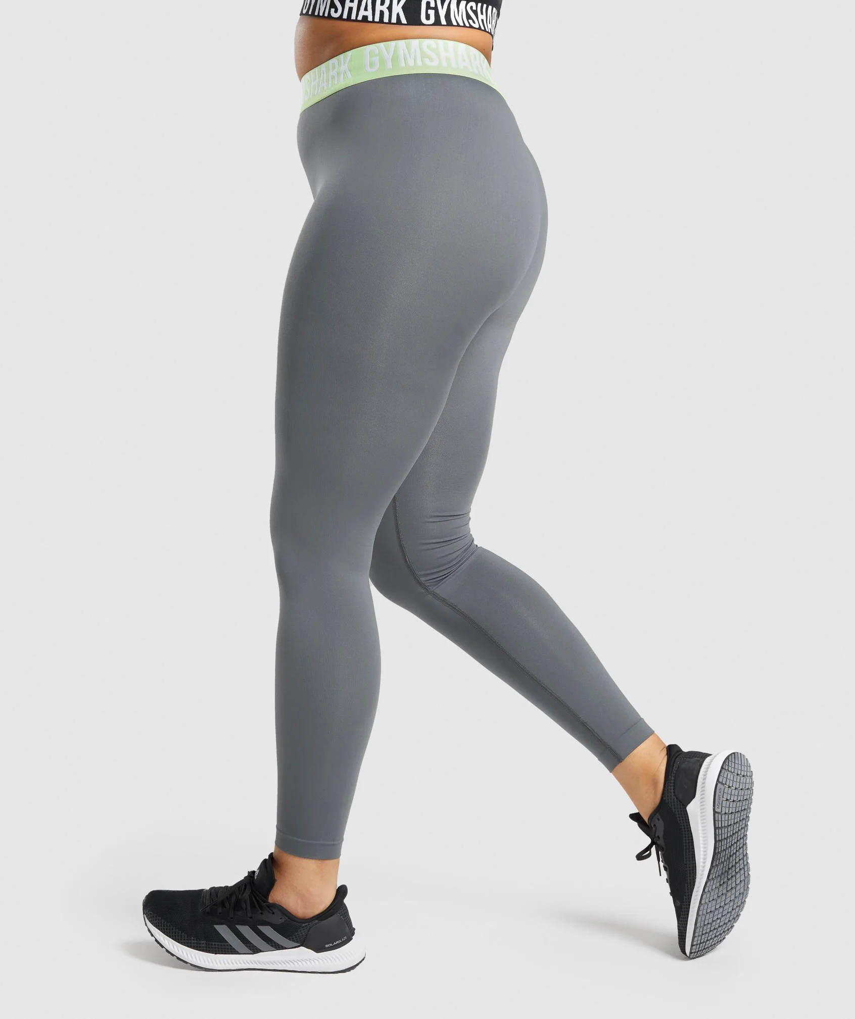 Gymshark Fit Seamless Leggings - Charcoal - Image 3