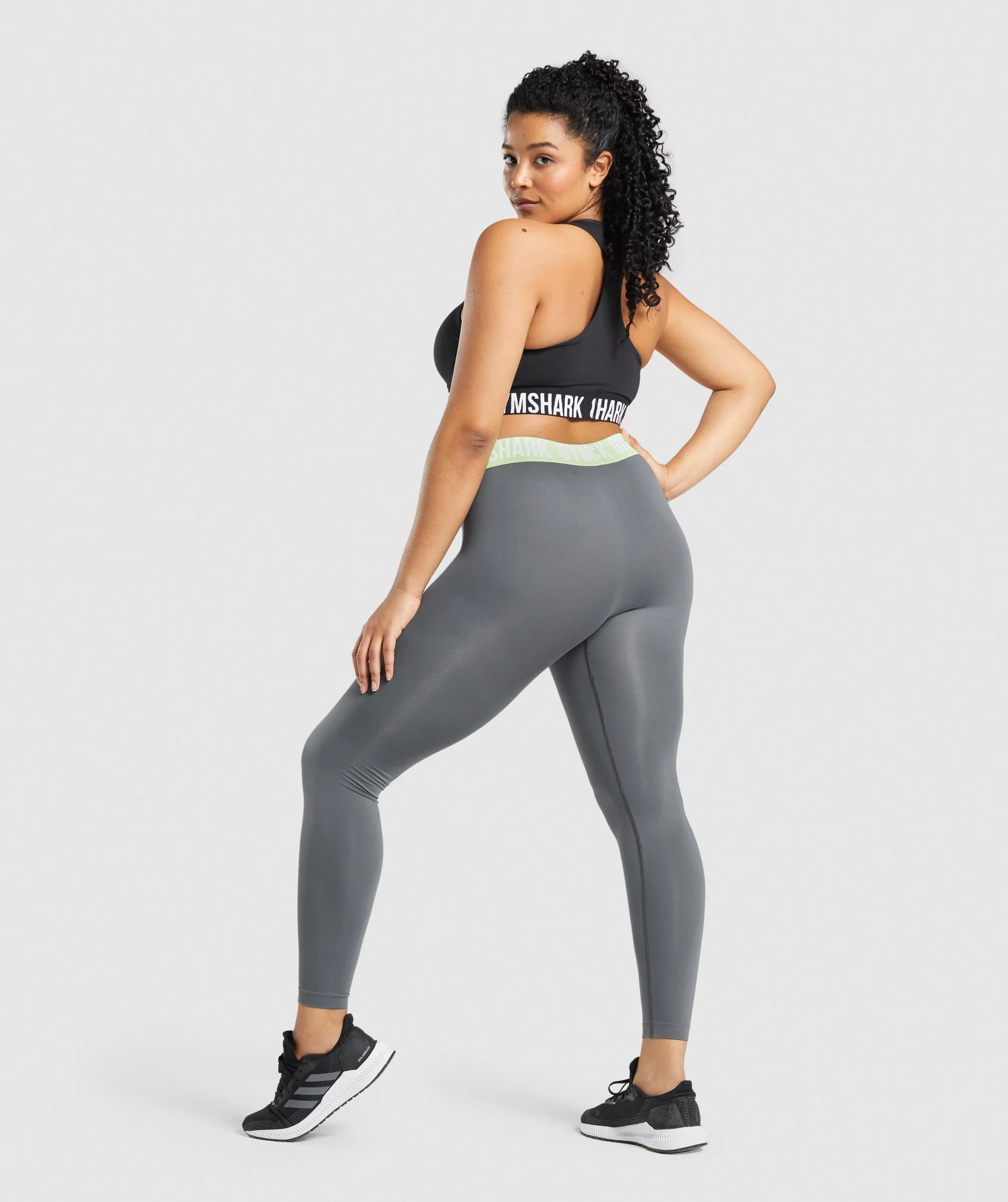 Gymshark Fit Seamless Leggings - Charcoal - Image 4