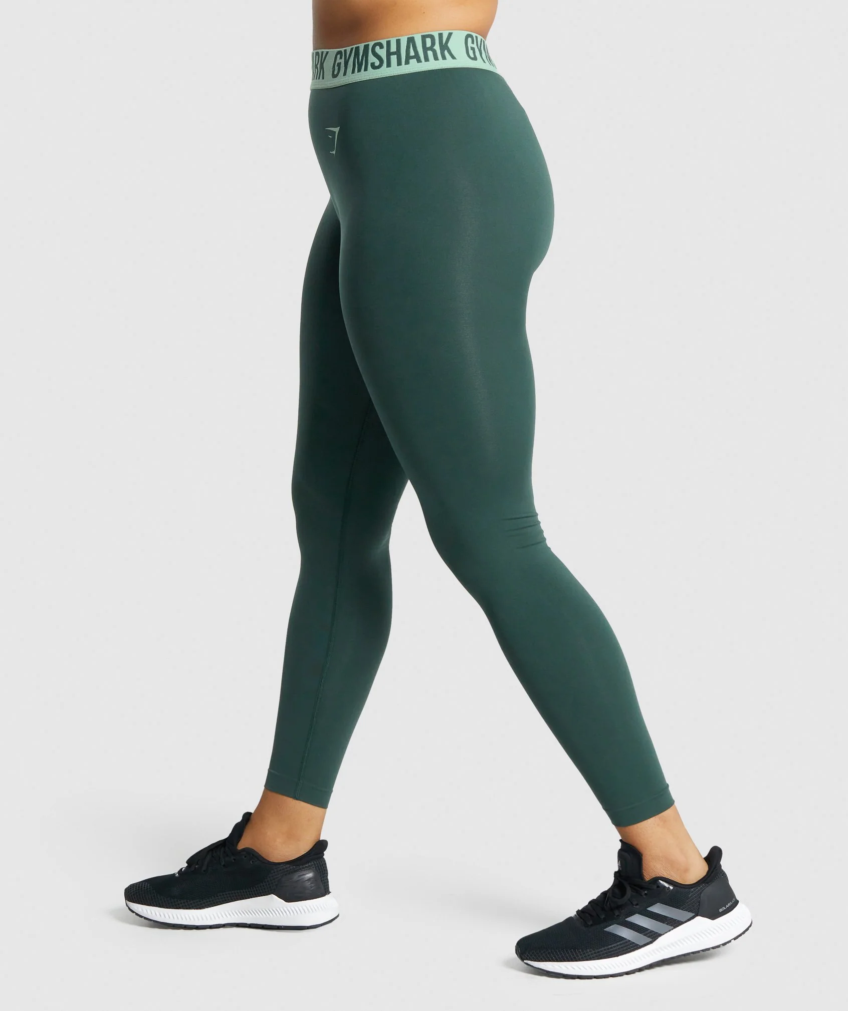 Gymshark Fit Seamless Leggings - Dark Green - Image 3