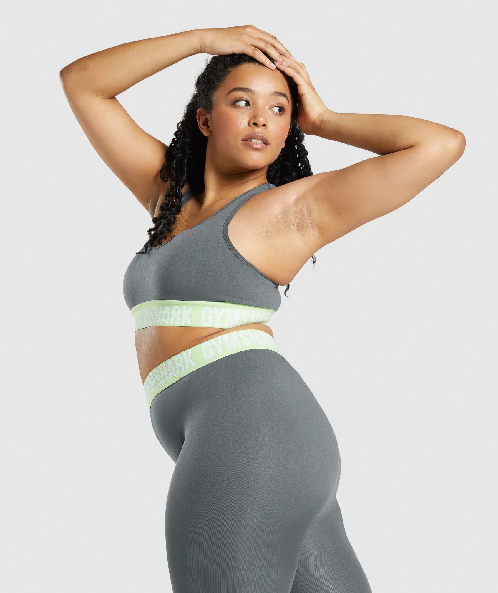 Gymshark Fit Seamless Sports Bra - Charcoal - Image 3