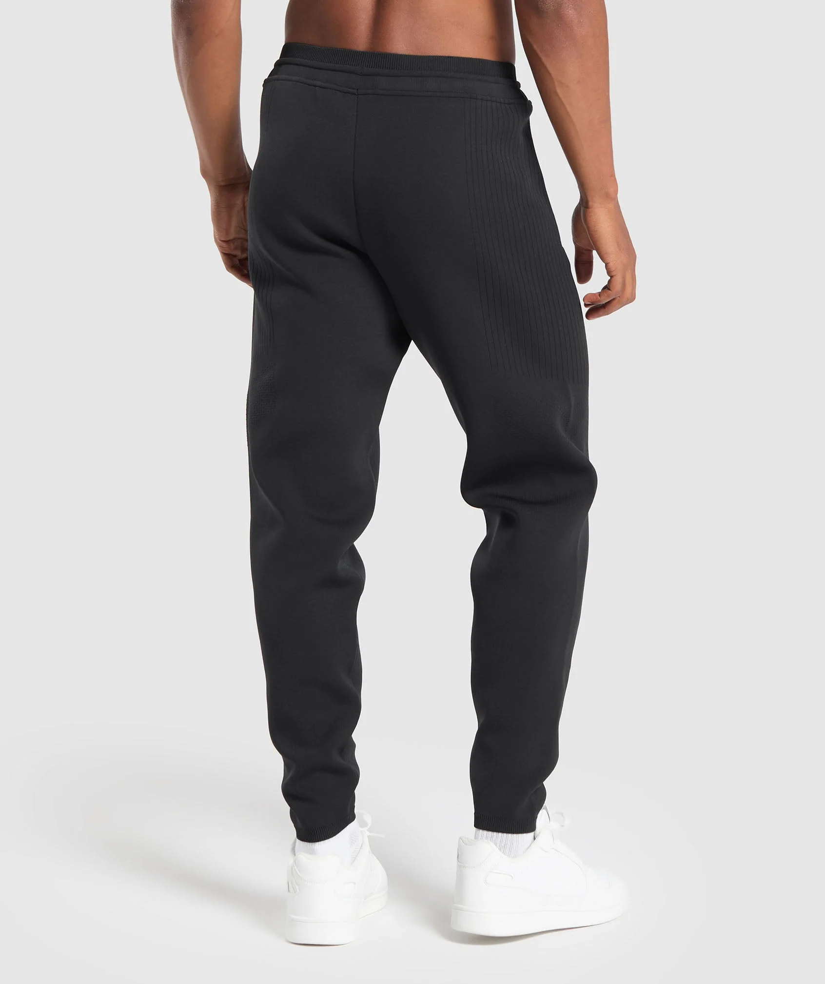 Gymshark Flat Knit Joggers - Black - Image 2