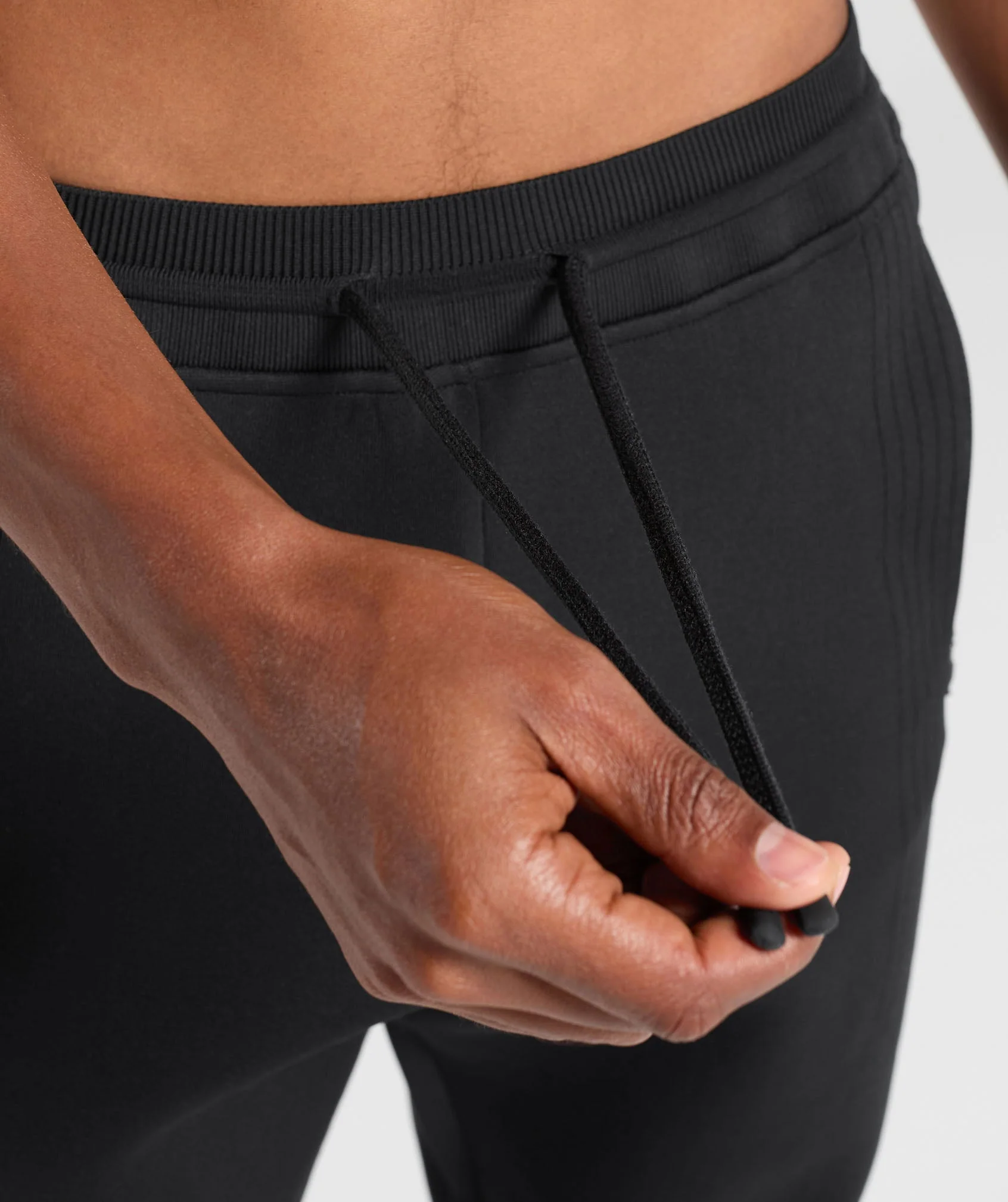 Gymshark Flat Knit Joggers - Black - Image 5