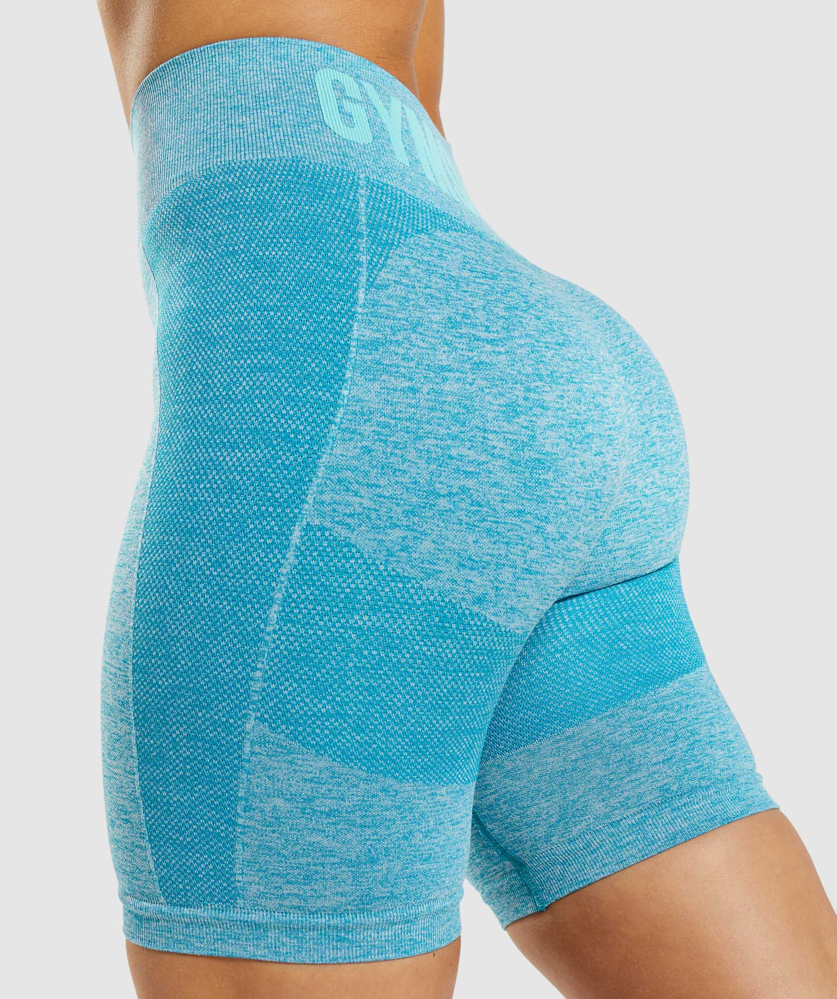 Gymshark Flex Cycling Shorts - Atlas Blue Marl - Image 5