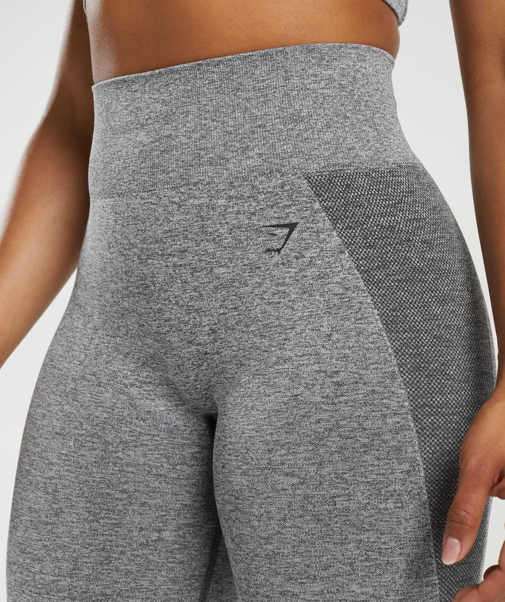 Gymshark Flex High Waisted Leggings - Charcoal Marl - Image 5