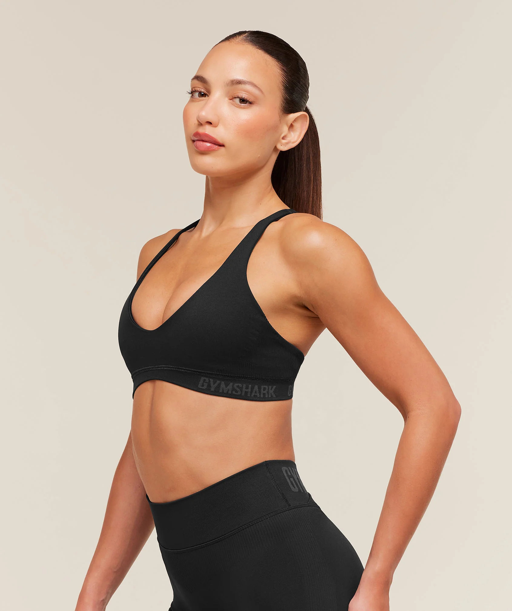 Gymshark Flex V4 Sports Bra - Black - Image 3