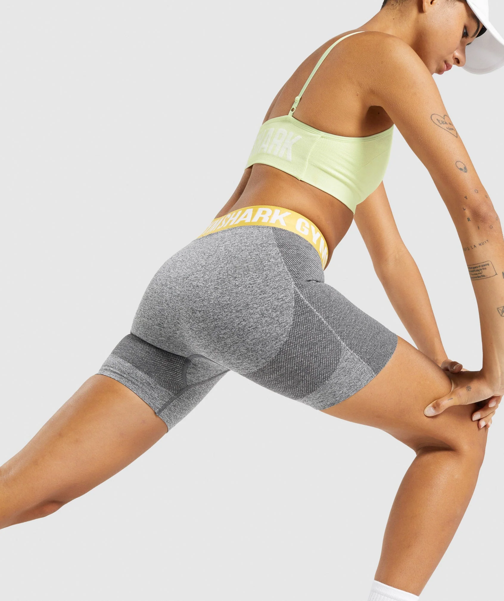 Gymshark Flex Shorts - Charcoal Marl - Image 4