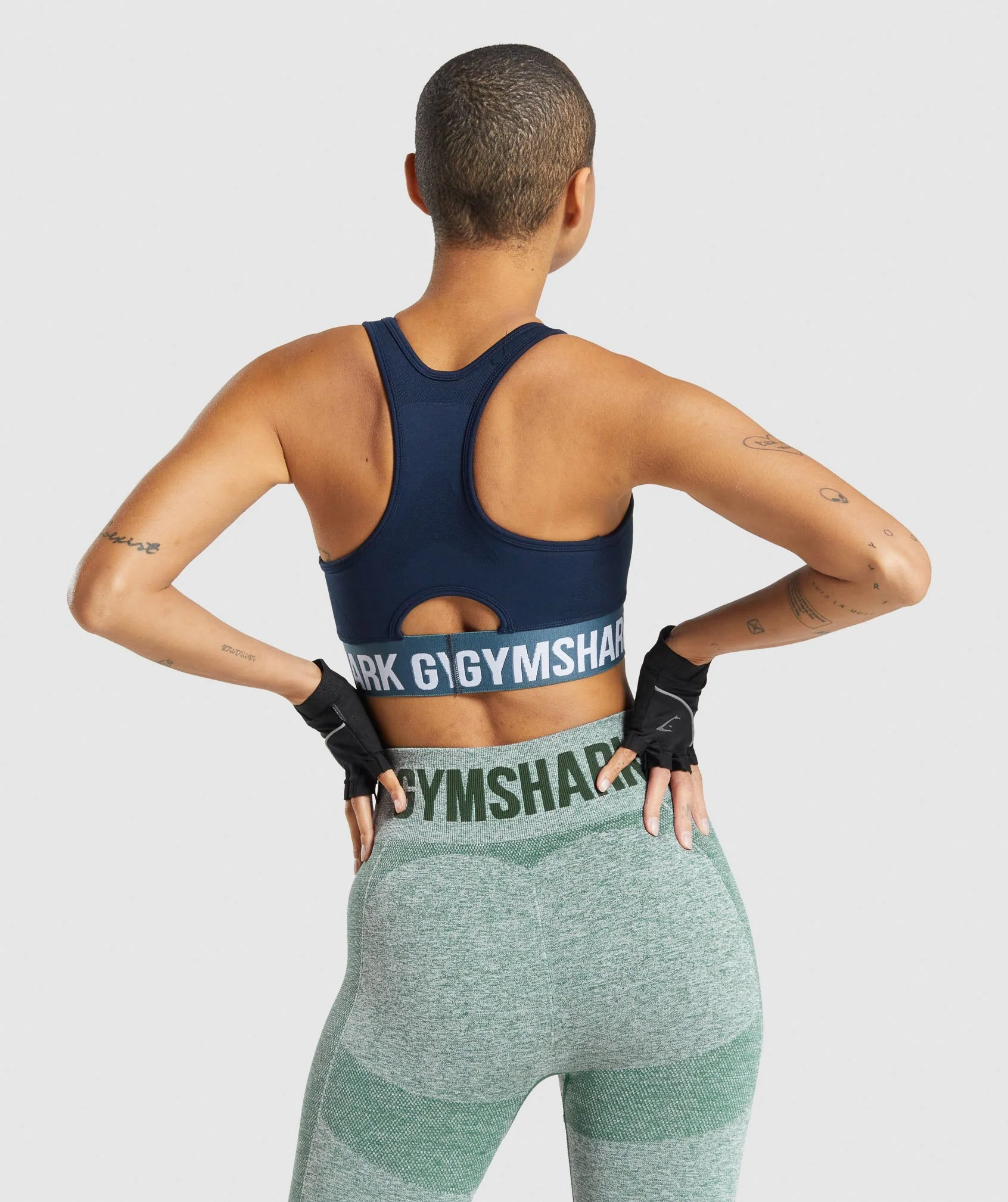 Gymshark Flex Sports Bra - Navy - Image 2