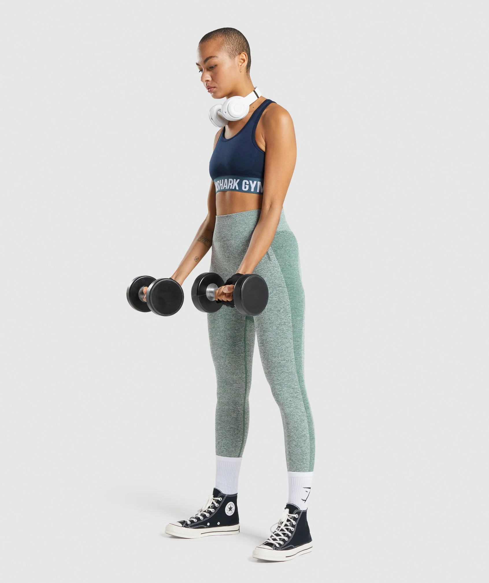 Gymshark Flex Sports Bra - Navy - Image 4