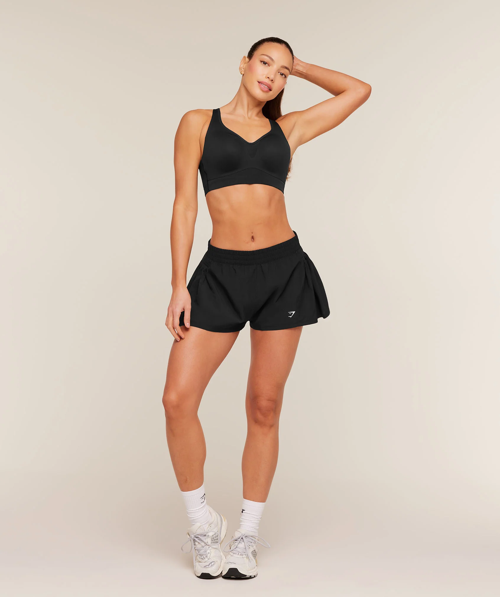 Gymshark Flutter Woven Shorts - GS Black - Image 4