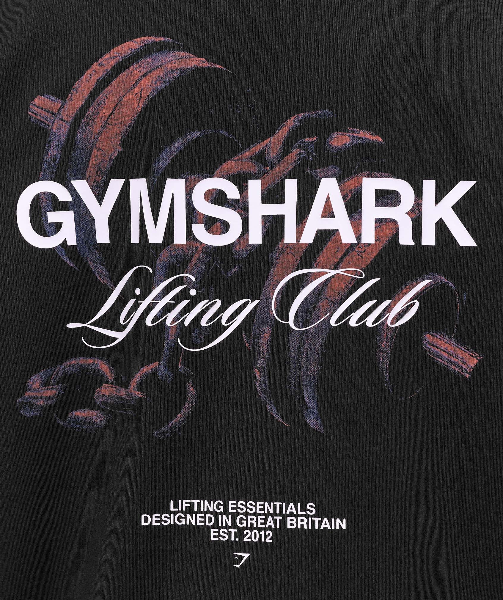 Gymshark Forged By Iron Graphic Oversized T-Shirt - Black - Image 4