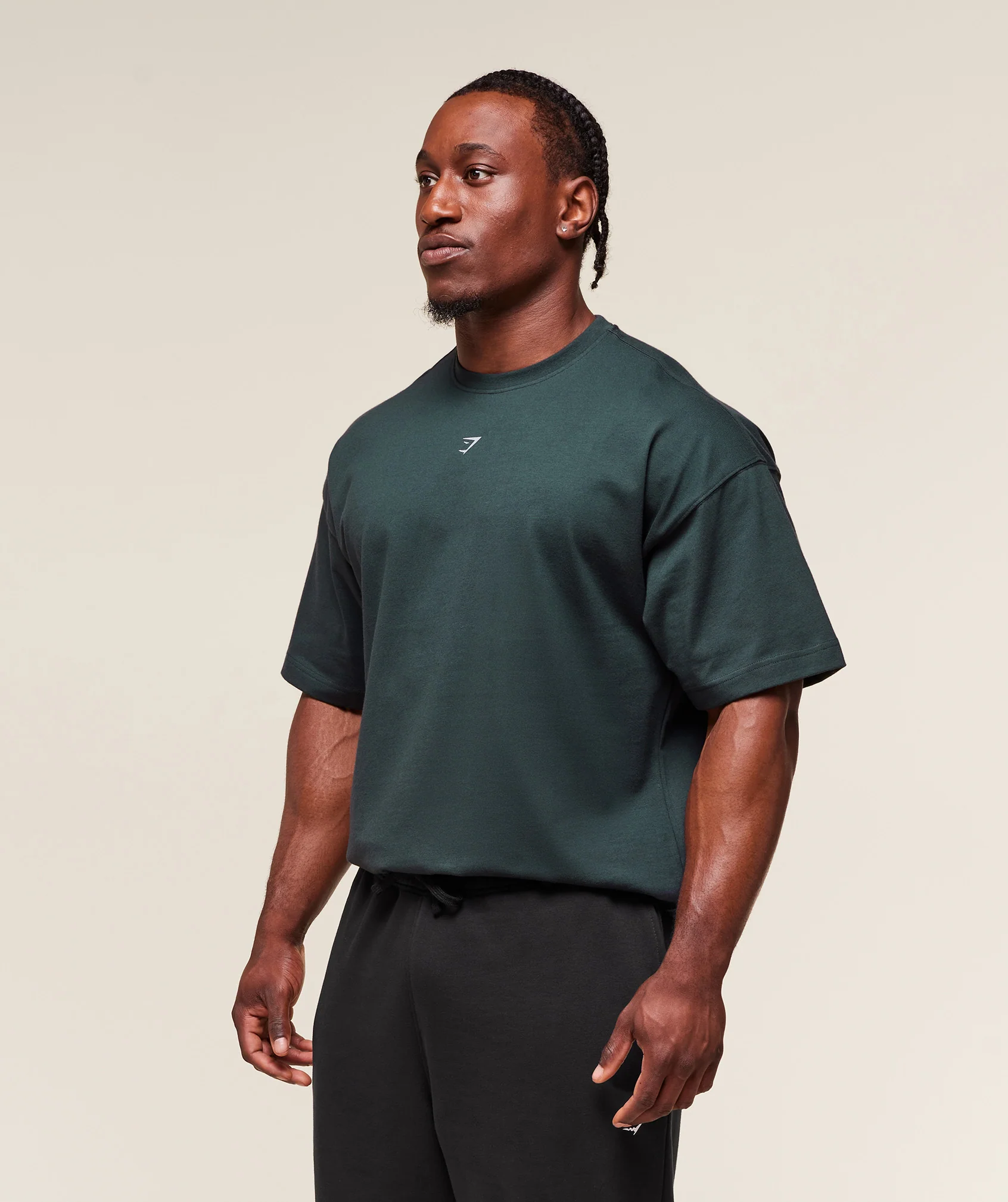 Gymshark Forged By Iron T-Shirt - Darkest Teal - Image 3
