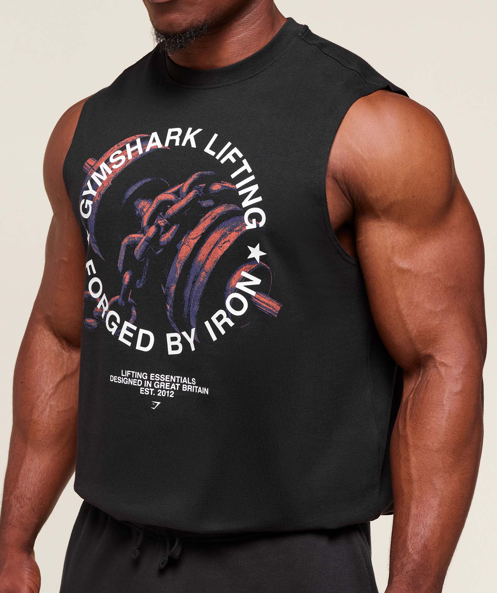 Gymshark Forged By Iron Tank - Black - Image 6