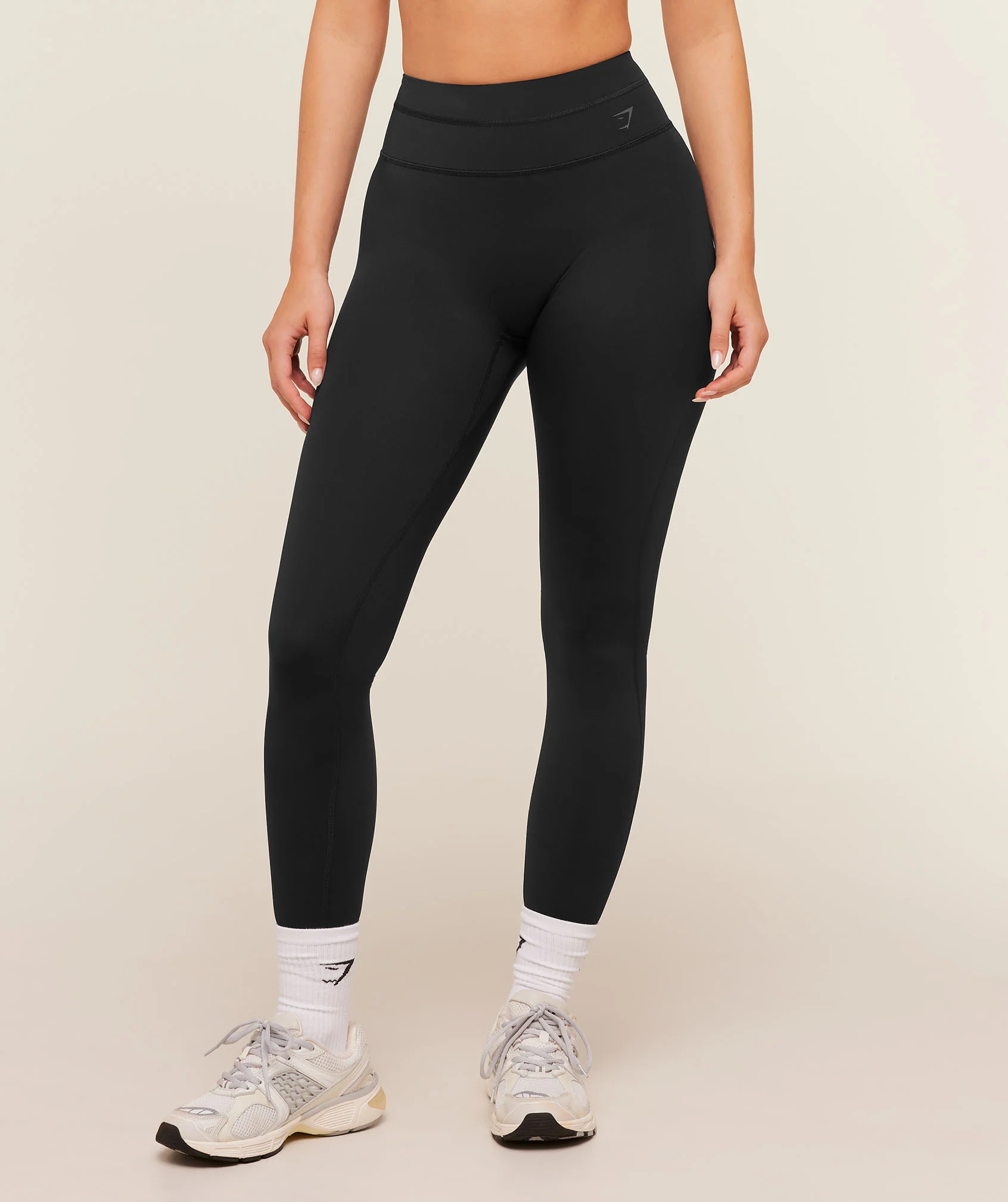 Gymshark Crossover Back Leggings - Black - Image 2