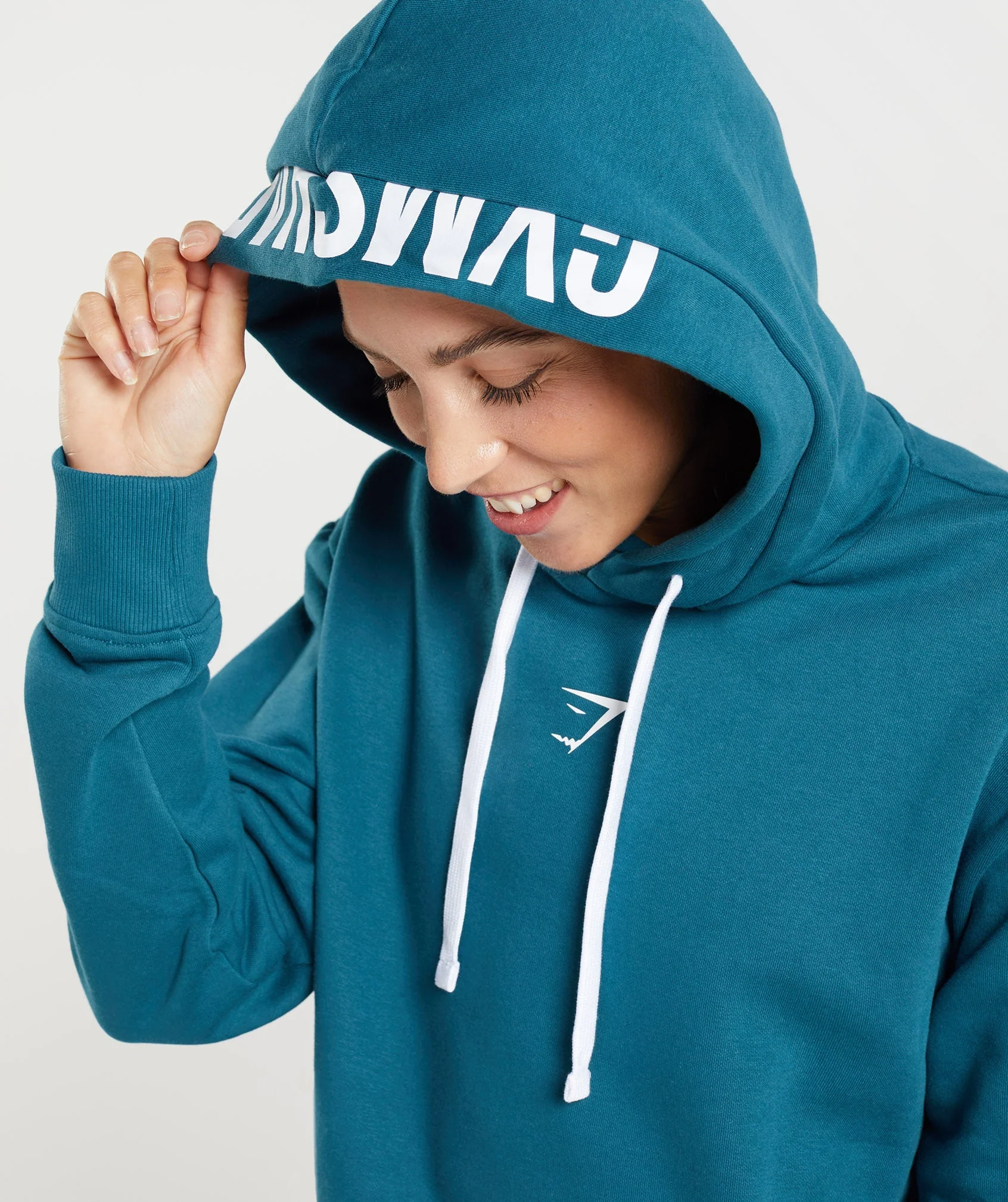 Gymshark Fraction Hoodie - Atlantic Blue - Image 3