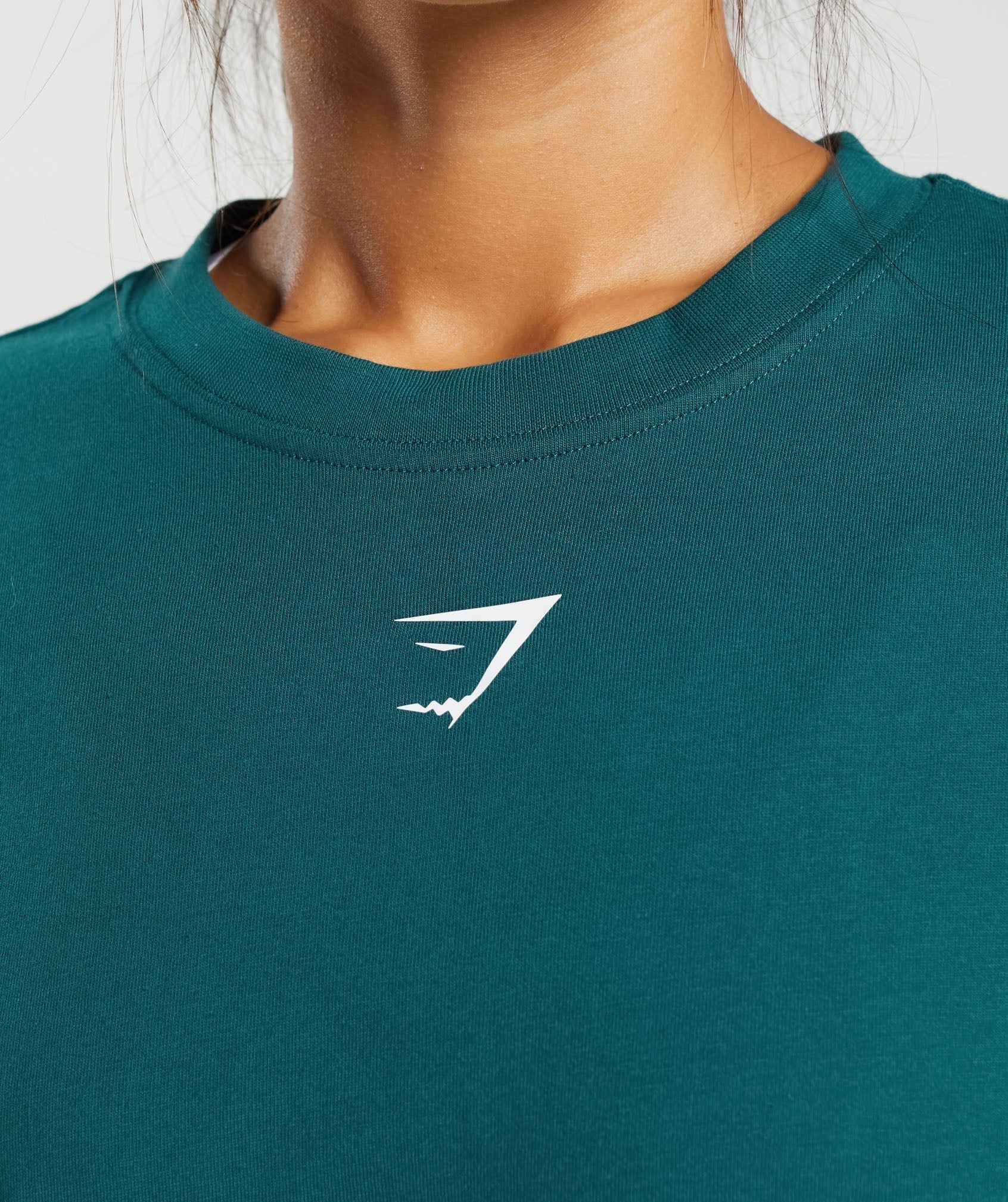 Gymshark Fraction Oversized T-Shirt - Deep Teal - Image 5