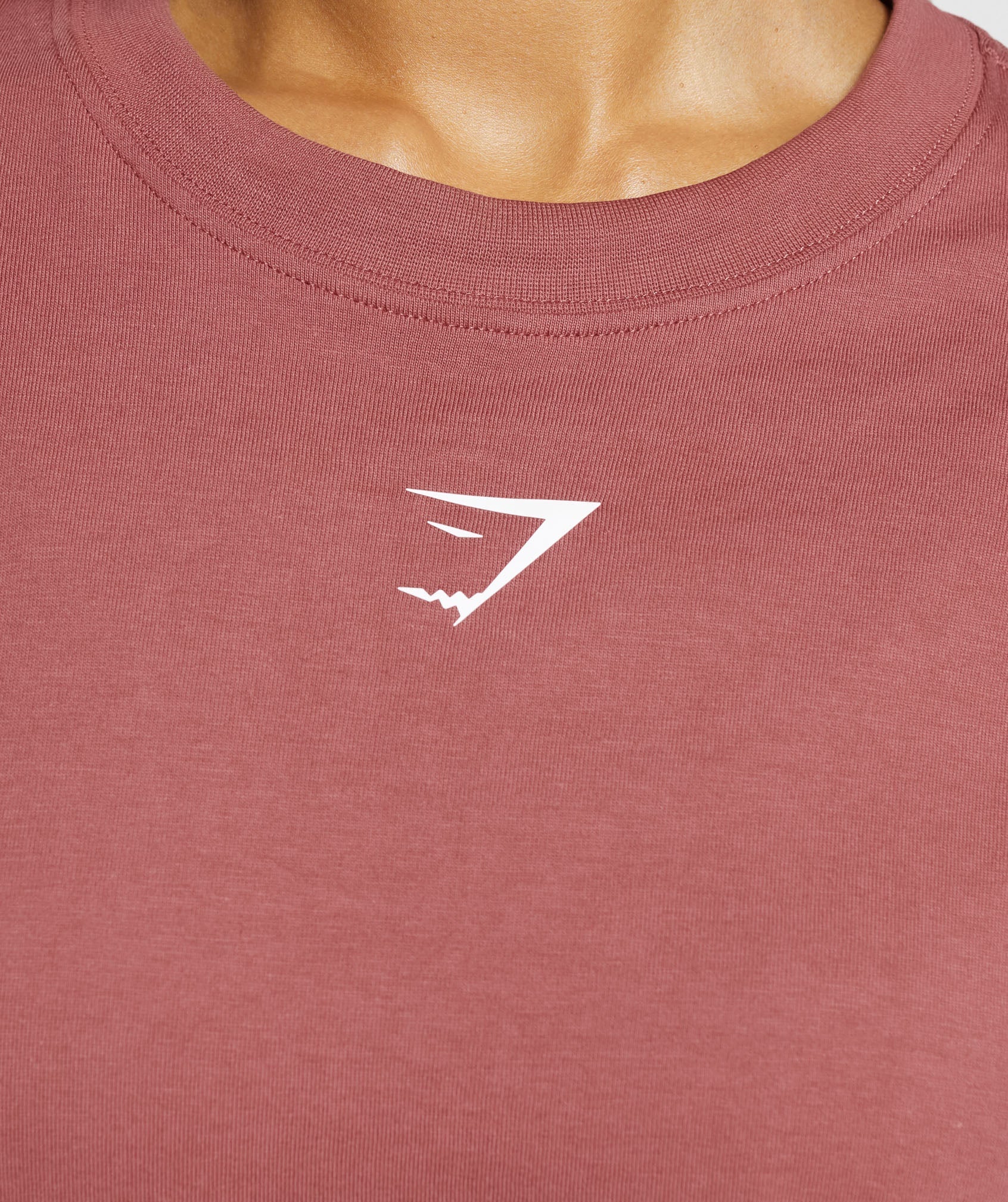Gymshark Fraction Oversized T-Shirt - Soft Berry - Image 4
