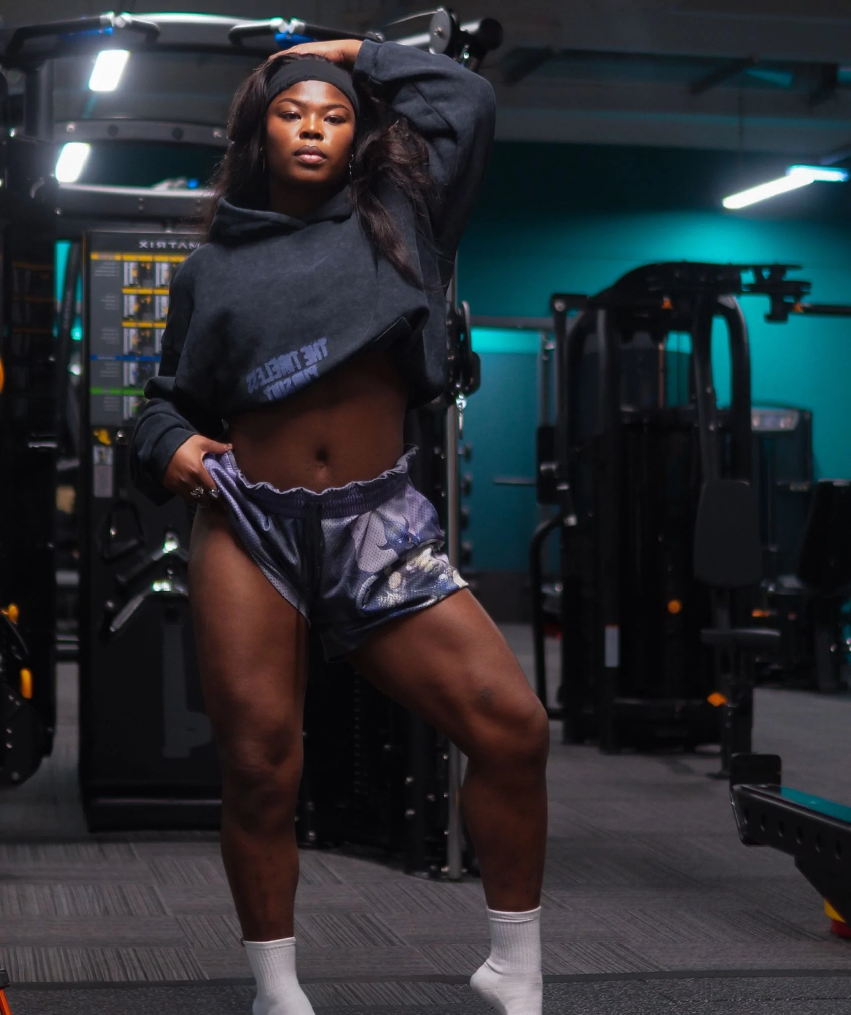 Gymshark Power x Frazetta Graphic Shorts - Steady Purple - Image 6