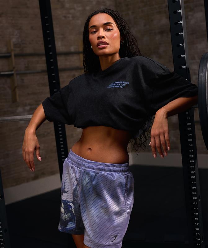 Gymshark Power x Frazetta Graphic T-Shirt - Black - Image 8