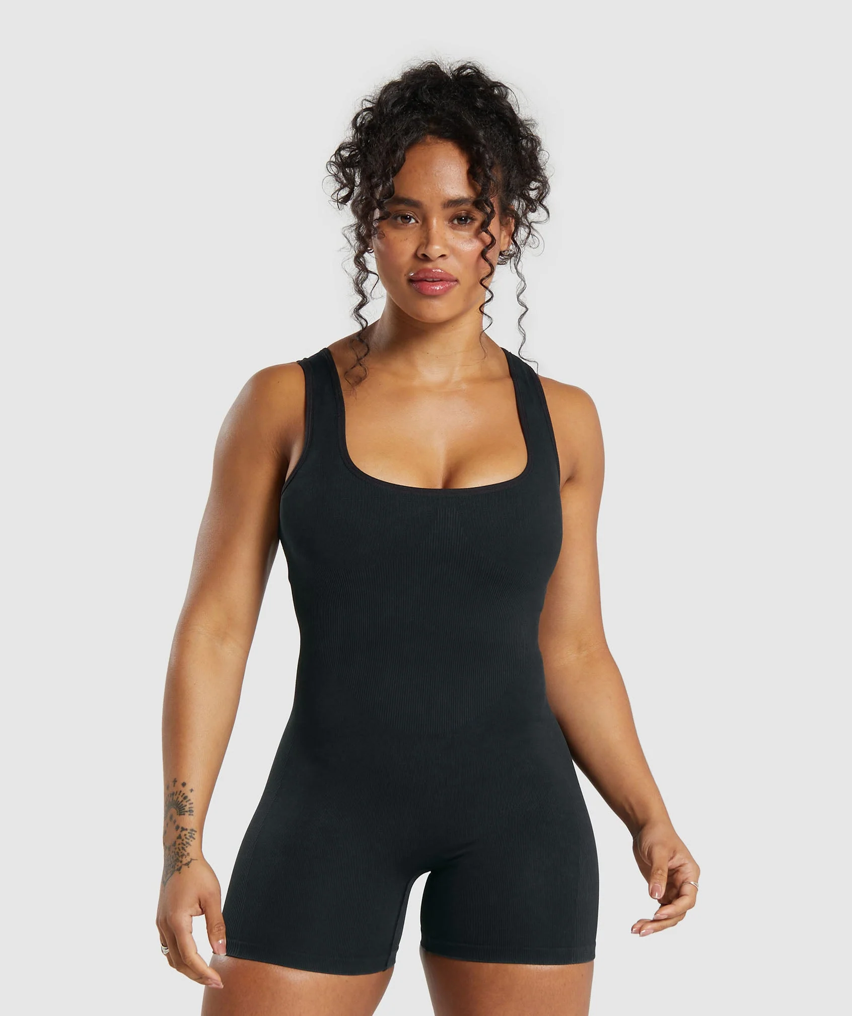 Gymshark Gains Seamless All-In-One - Black - Image 2