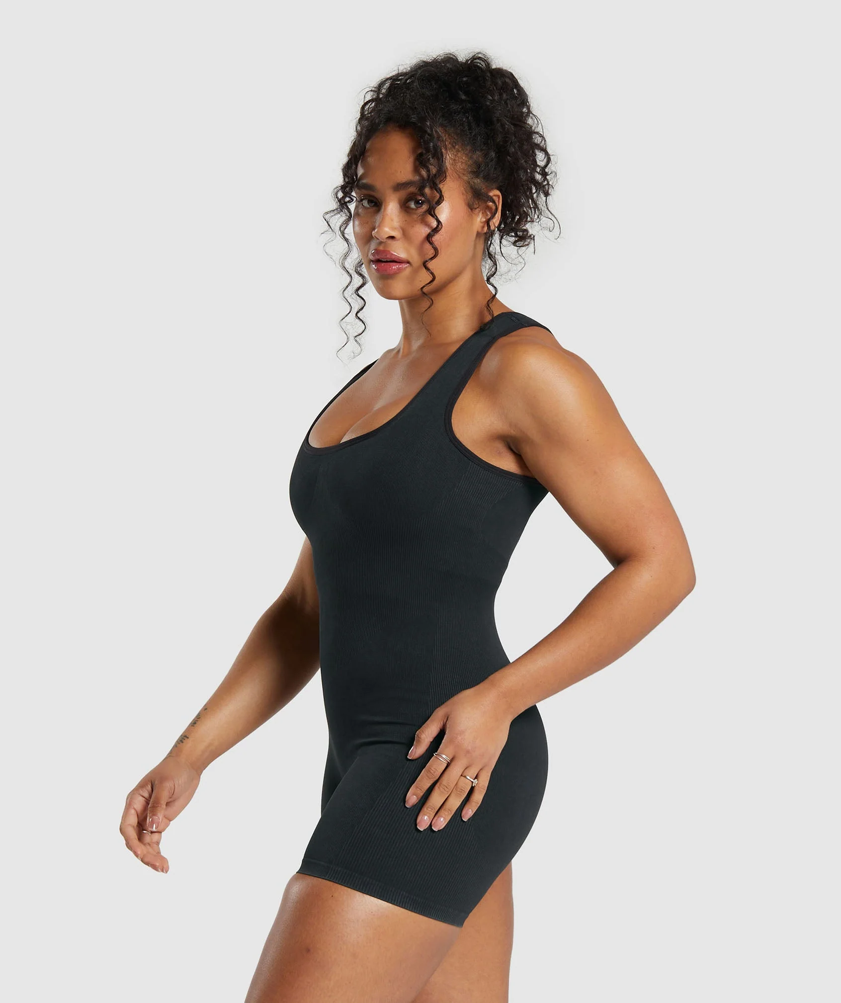 Gymshark Gains Seamless All-In-One - Black - Image 3