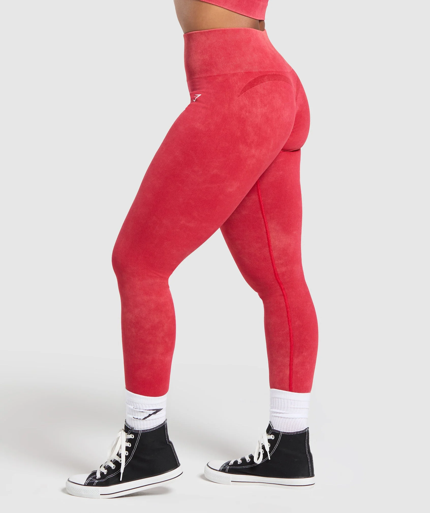 Gymshark Gains Seamless Leggings - Carmine Red - Image 3