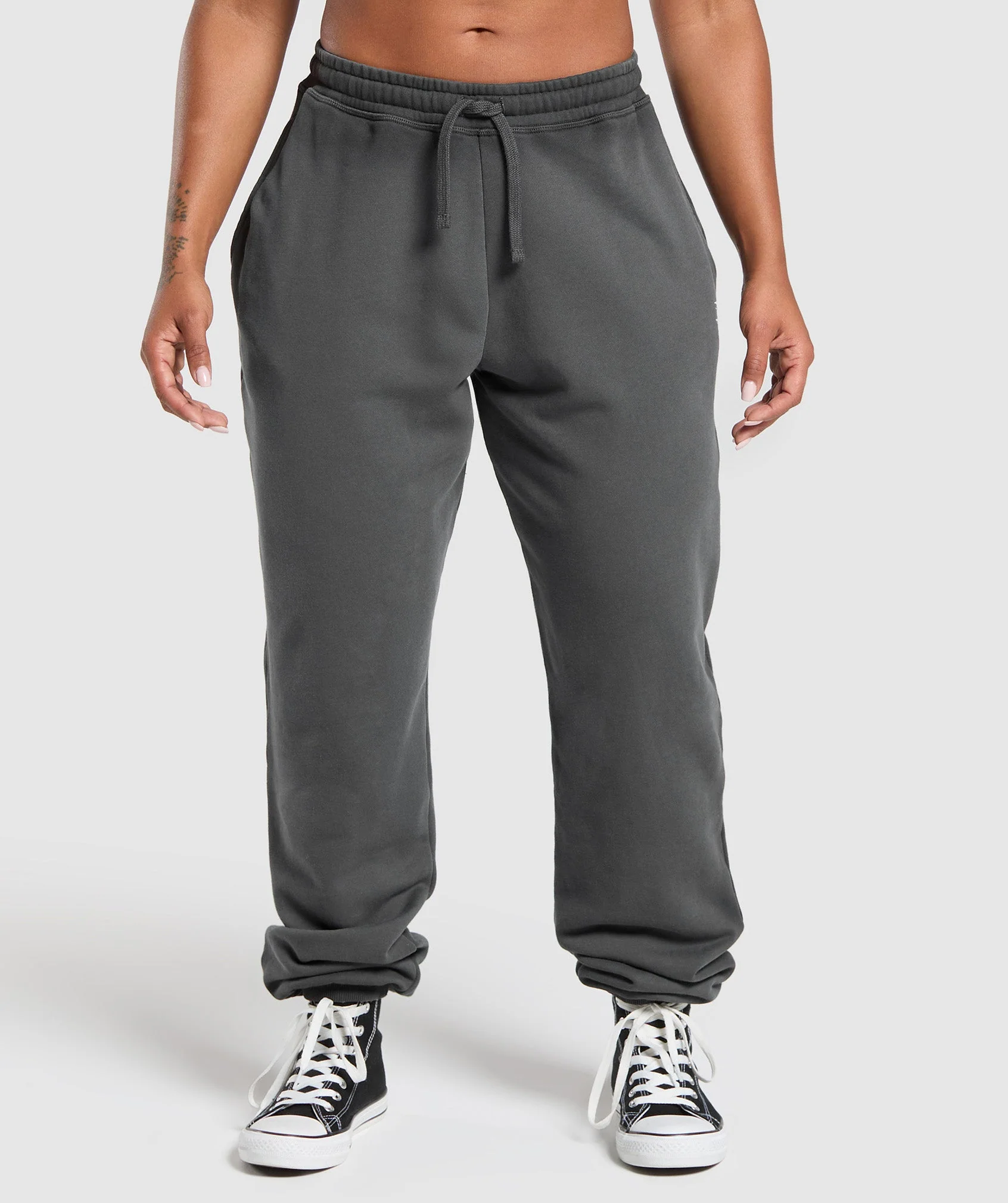 Gymshark Gains Washed Loopback Joggers - Grey