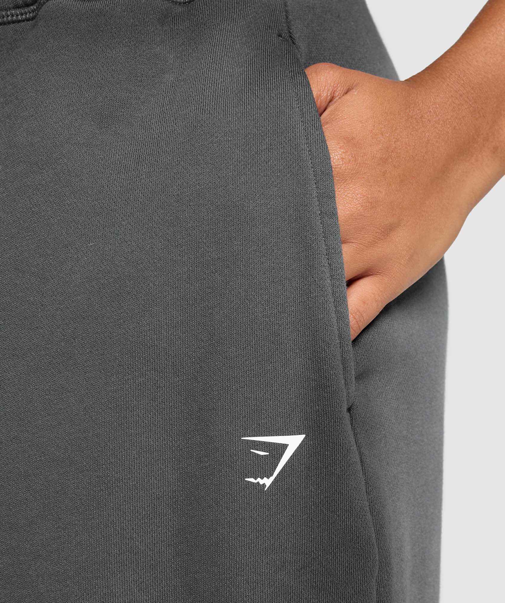 Gymshark Gains Washed Loopback Joggers - Grey - Image 5