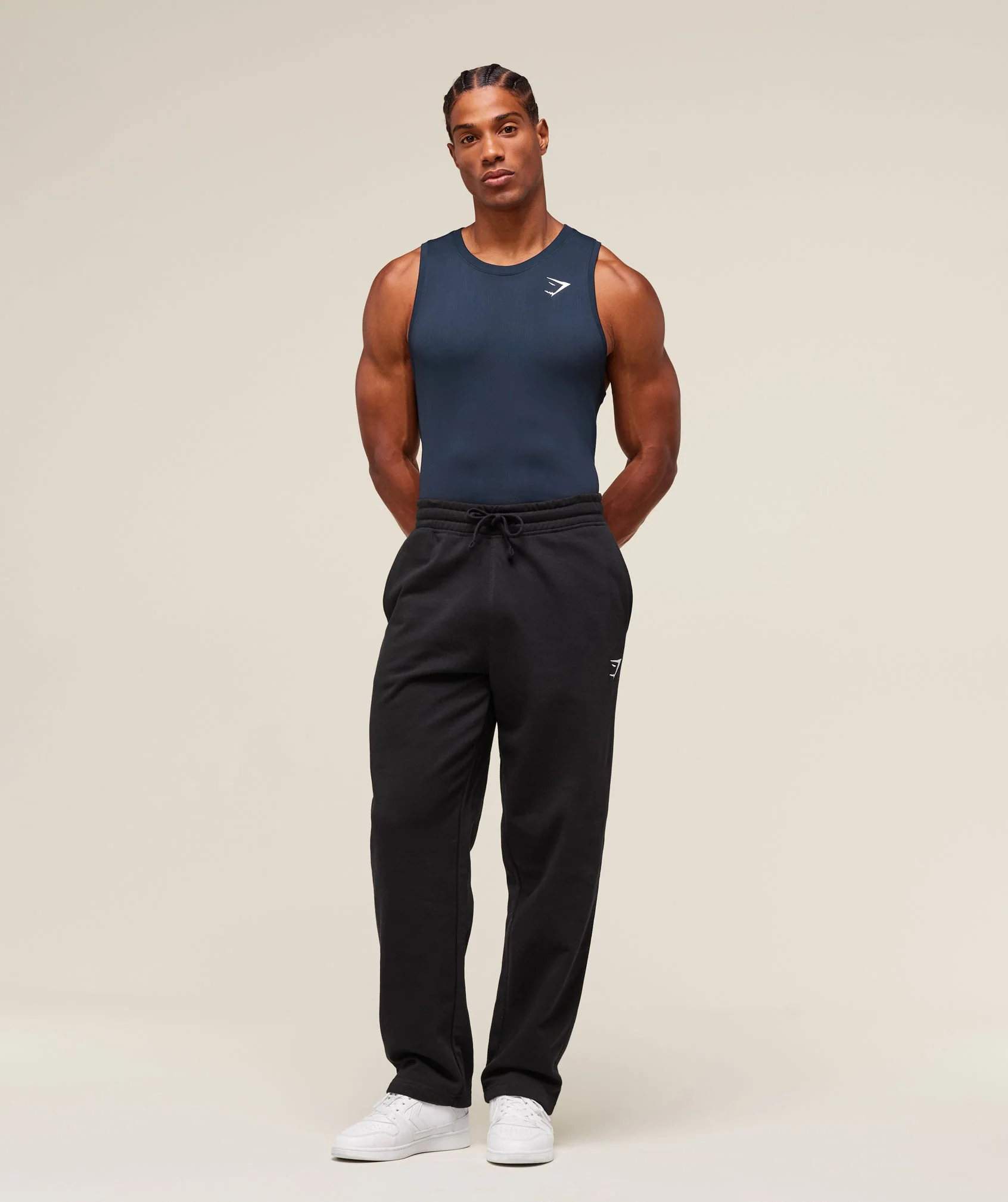 Gymshark Geo Seamless Tank - Navy/Heavy Blue - Image 7