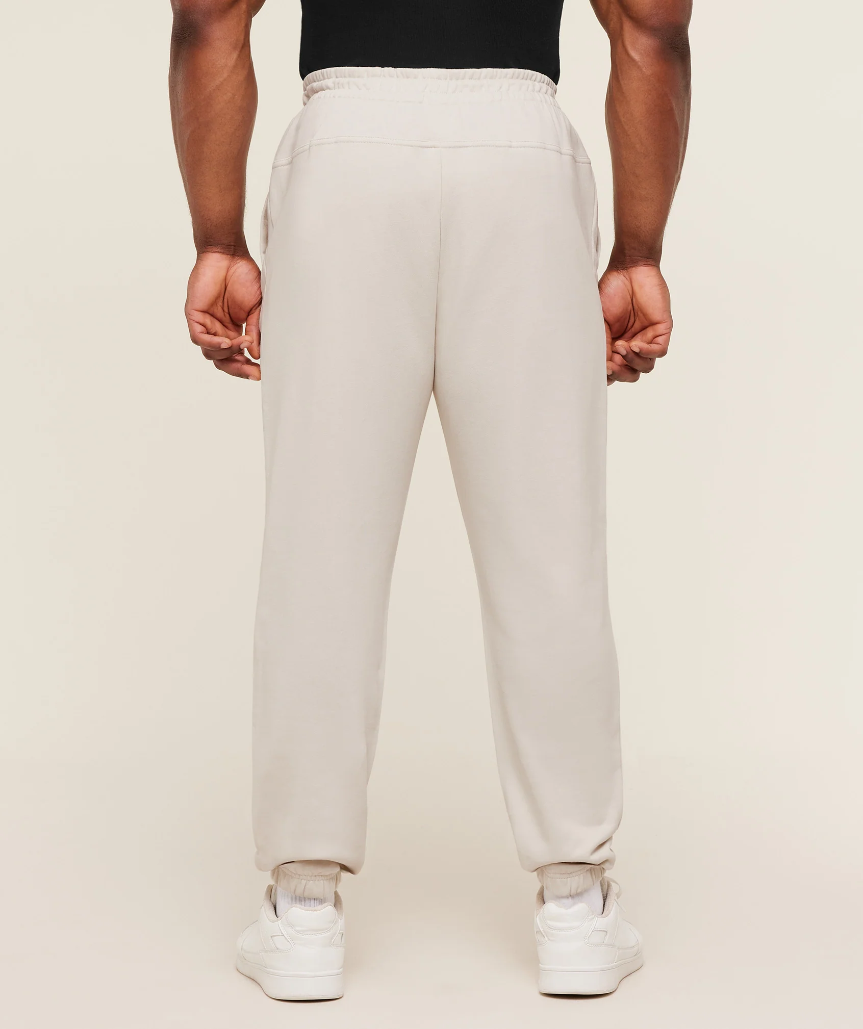 Gymshark Global Lifting Graphic Pants - Tinted White - Image 2