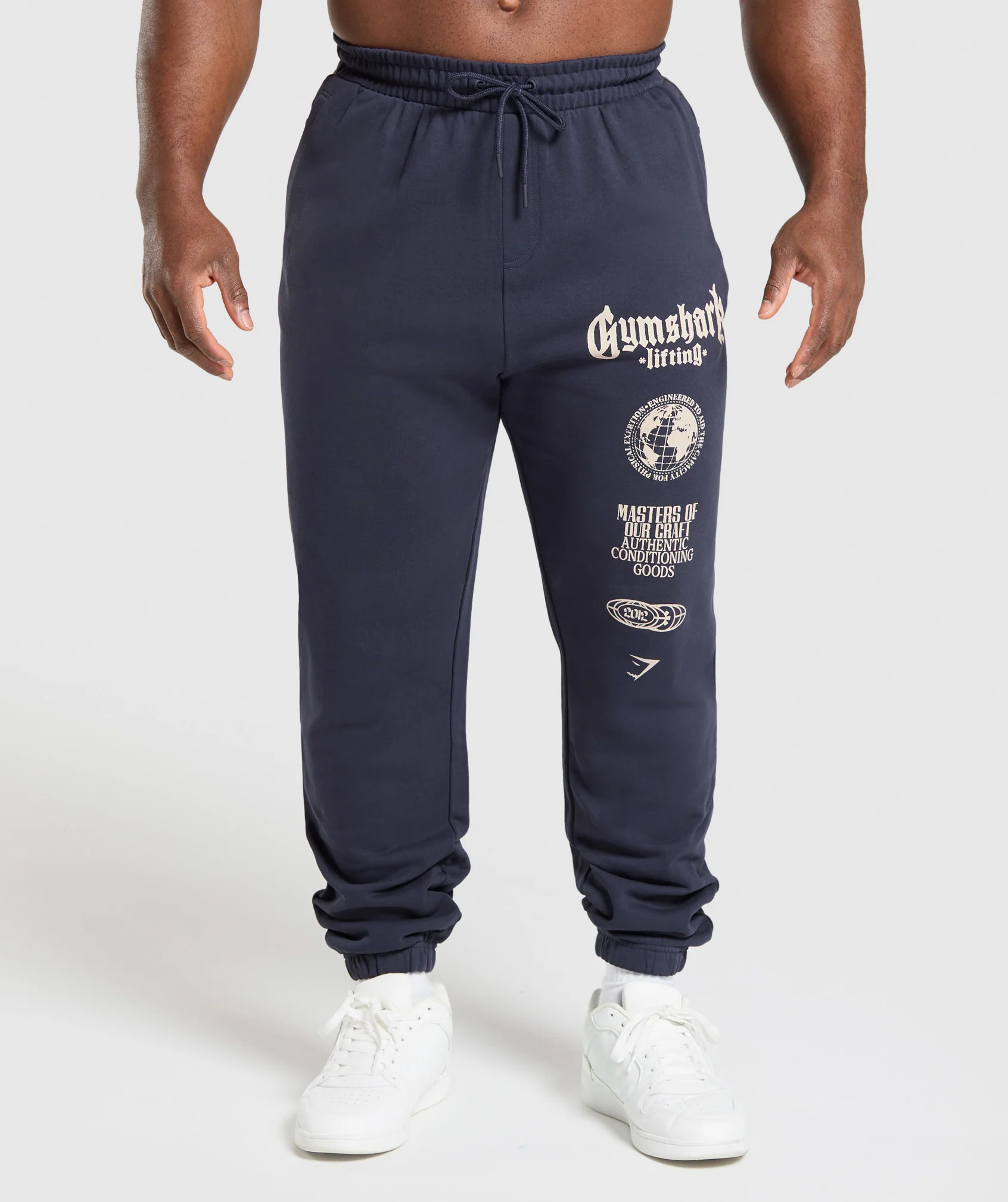 Gymshark Global Lifting Oversized Essential Joggers - Heavy Blue