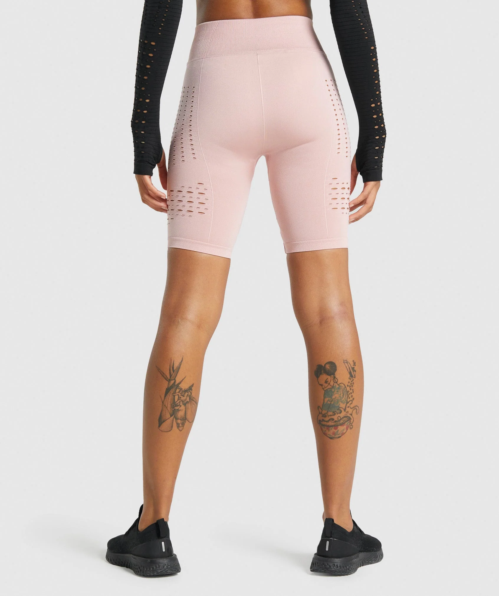 Gymshark Glow Seamless Shorts - Light Pink - Image 2