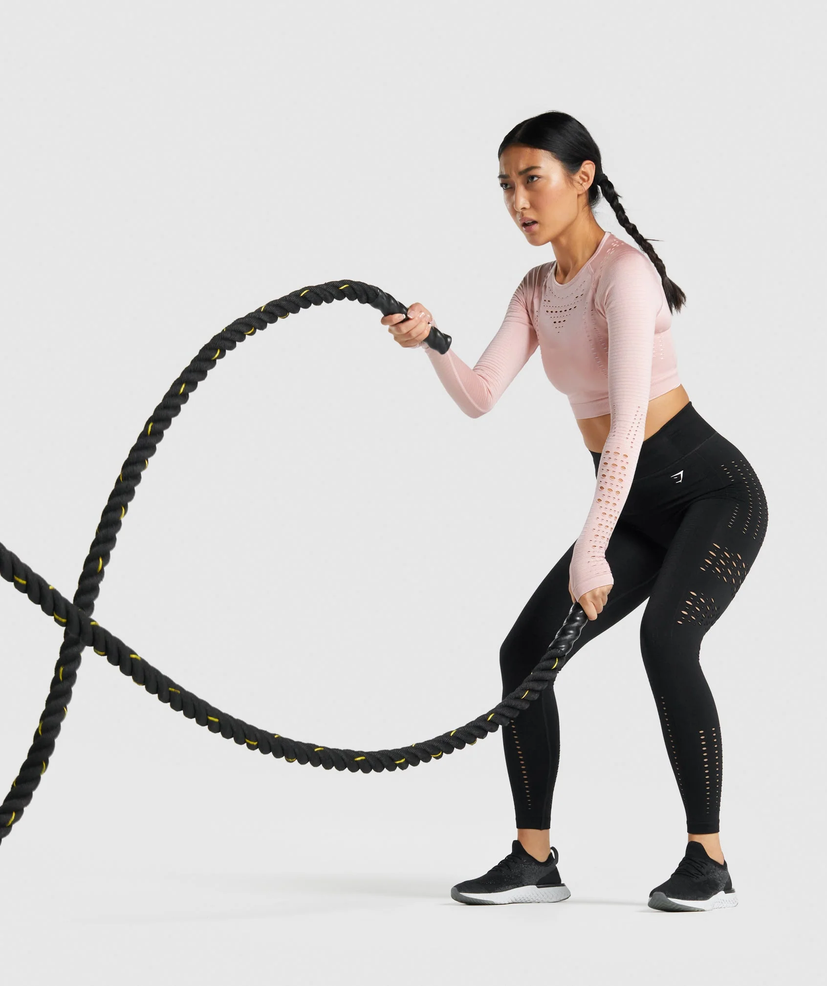 Gymshark Glow Seamless Tights - Black - Image 4