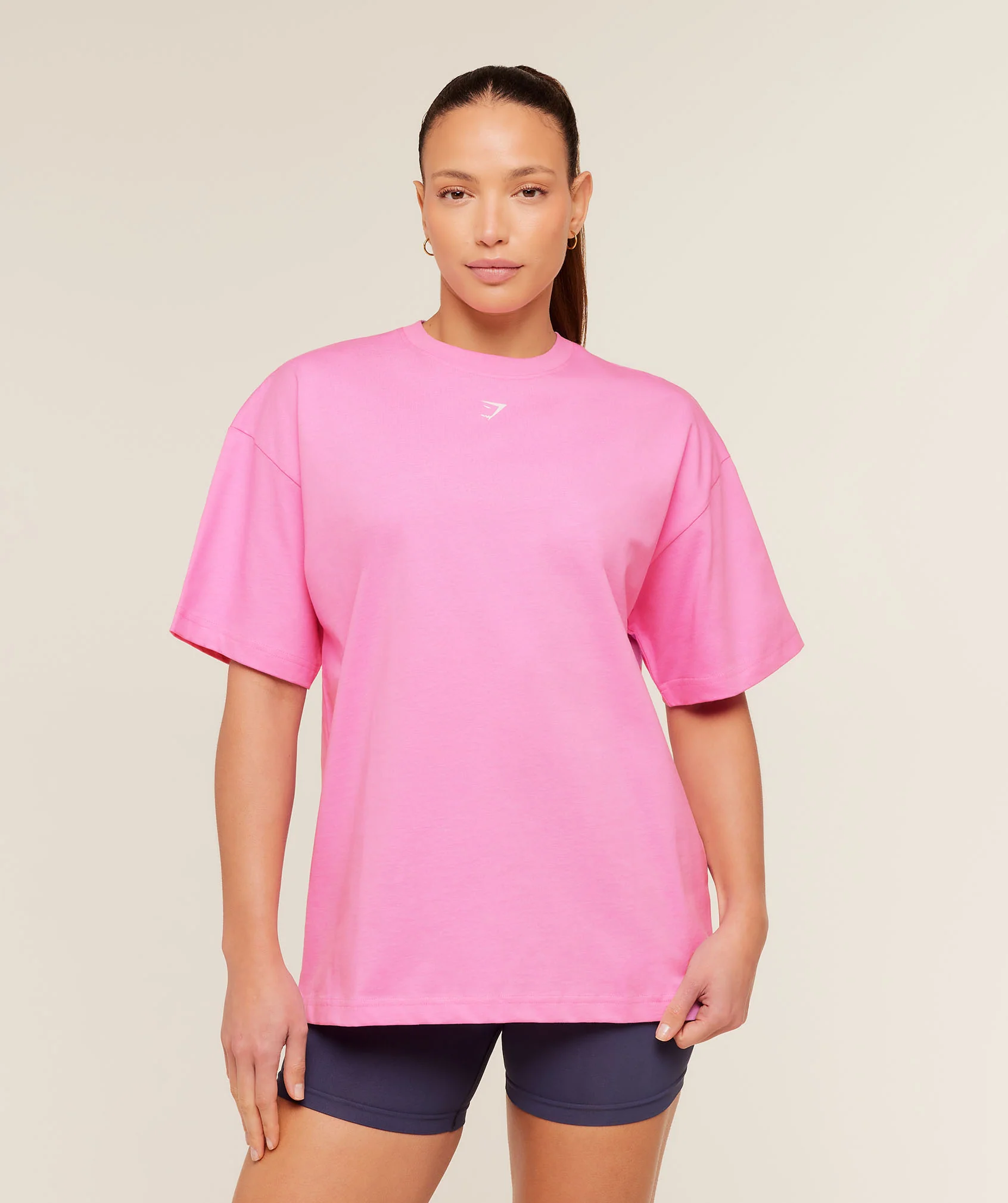 Gymshark Glutey Calls Graphic T-Shirt - Focus Pink - Image 2