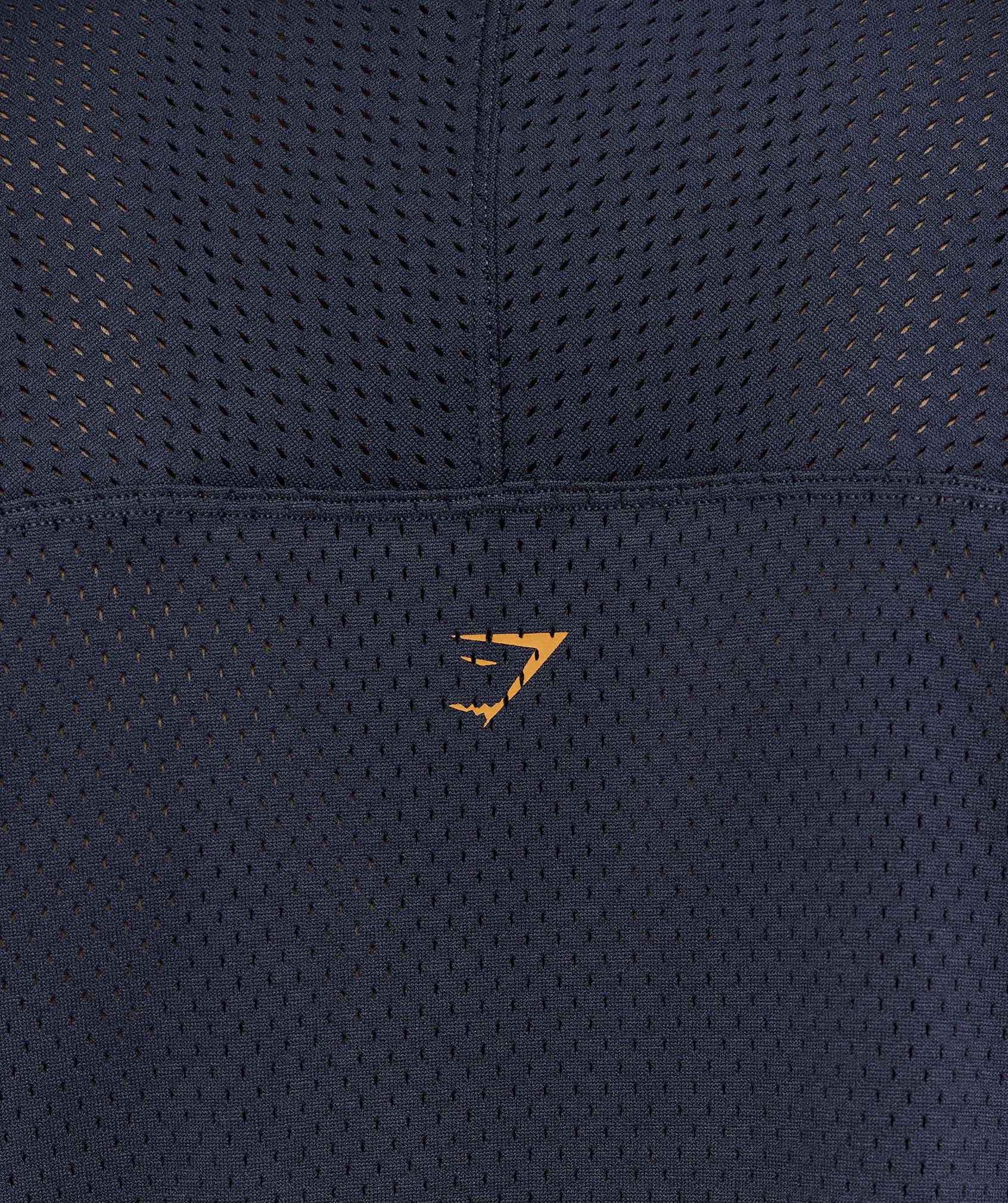 Gymshark Graphic Mesh Oversized T-Shirt - Heavy Blue - Image 5