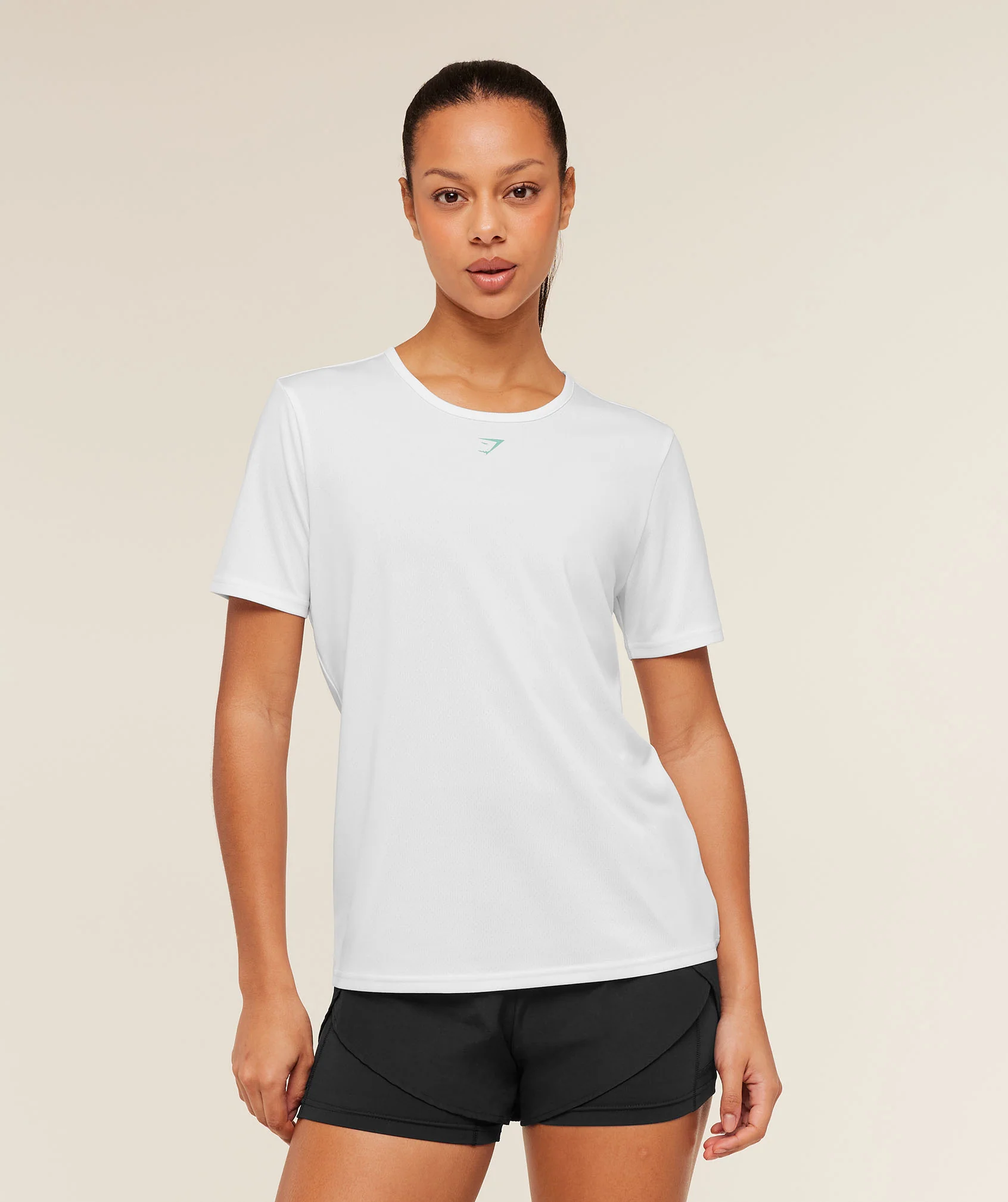Gymshark Graphic Short Sleeve T-Shirt - GS White - Image 2