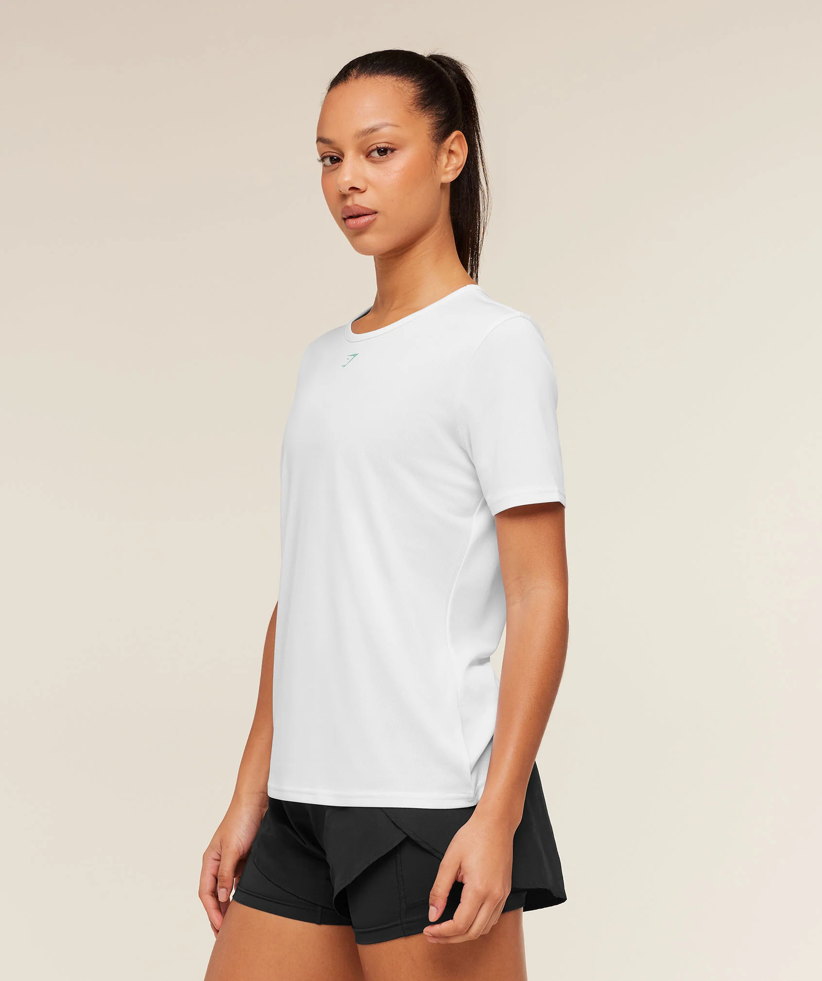 Gymshark Graphic Short Sleeve T-Shirt - GS White - Image 3