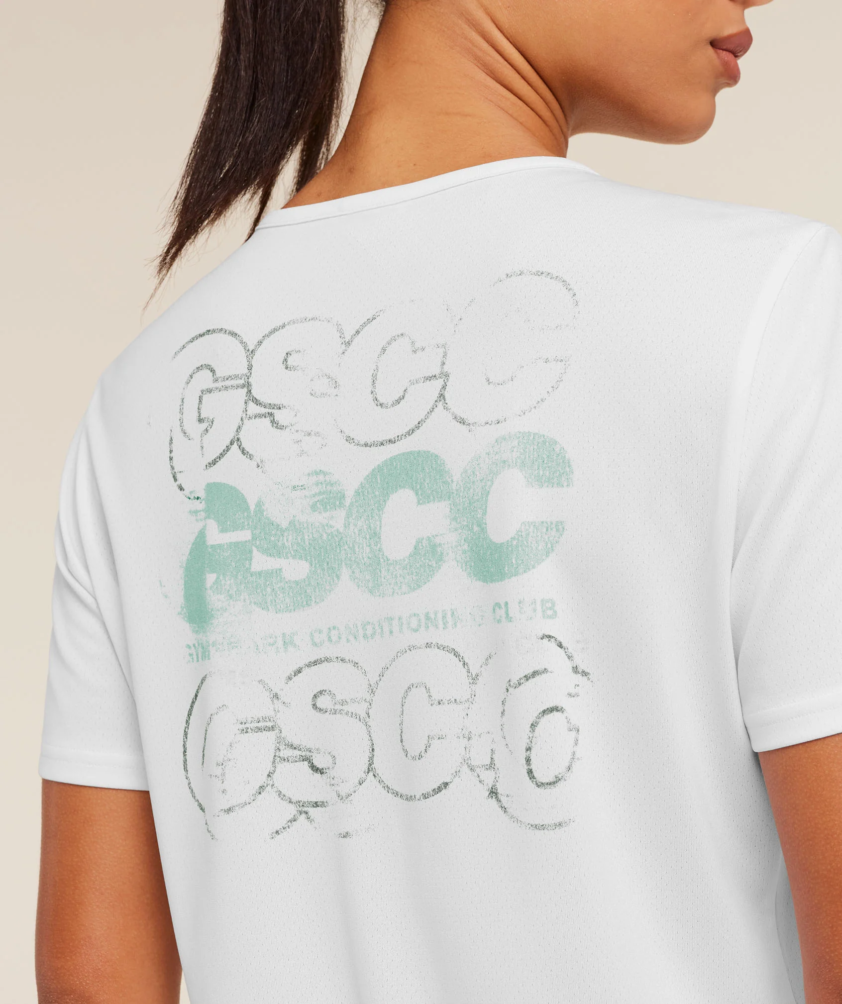 Gymshark Graphic Short Sleeve T-Shirt - GS White - Image 5