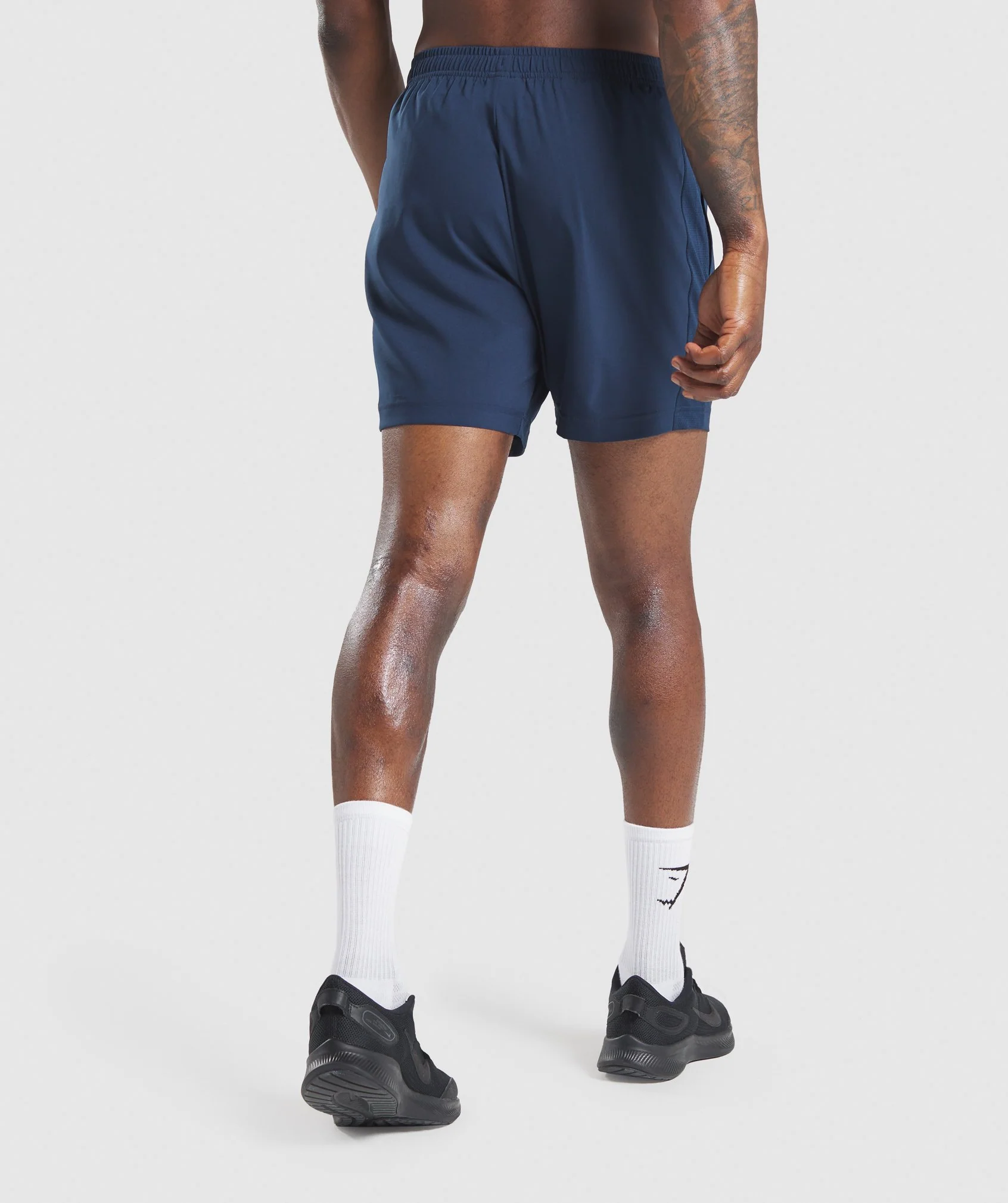 Gymshark Graphic Sport Shorts - Navy - Image 2